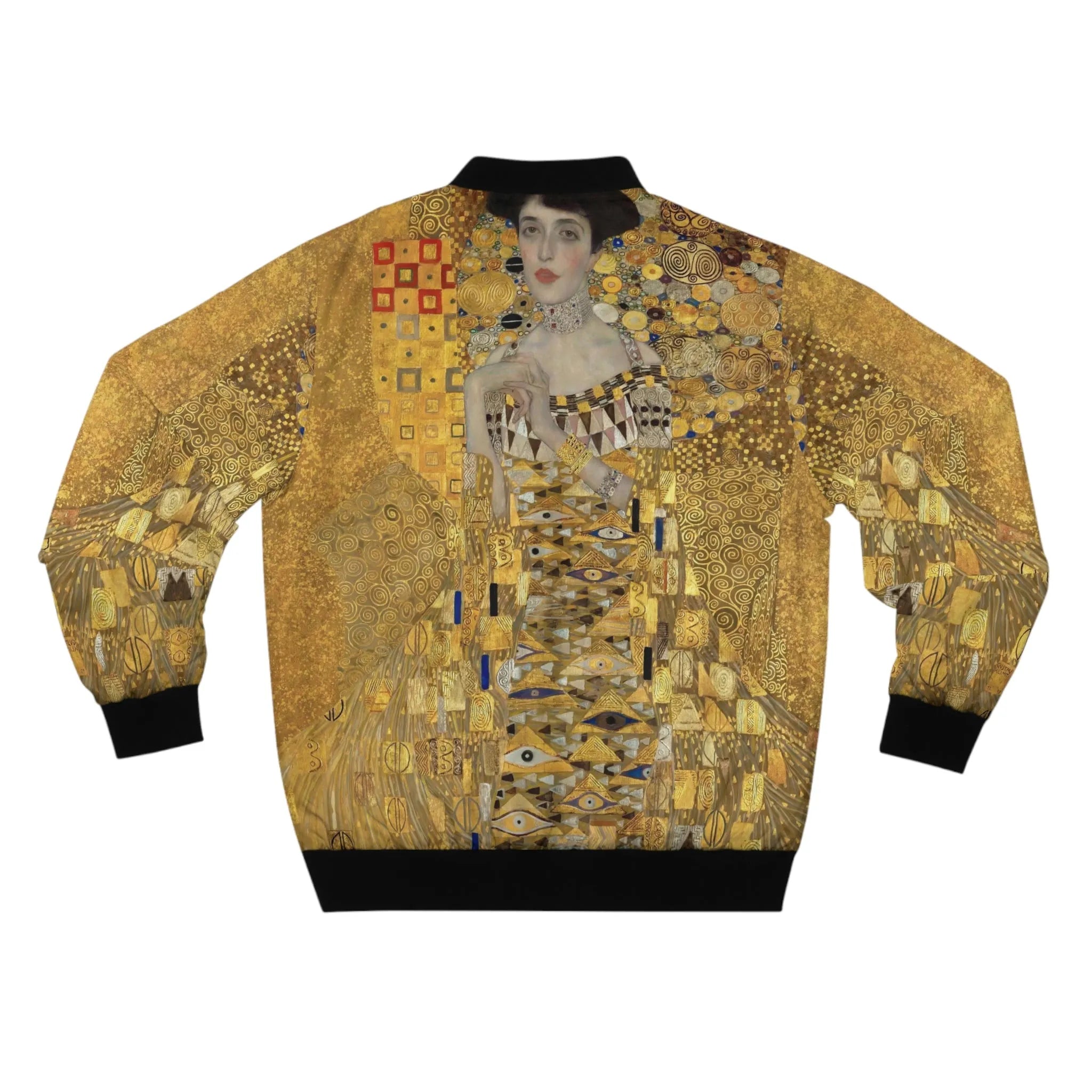 Portrait of Adele Bloch-Bauer I by Gustav Klimt Bomber Jacket