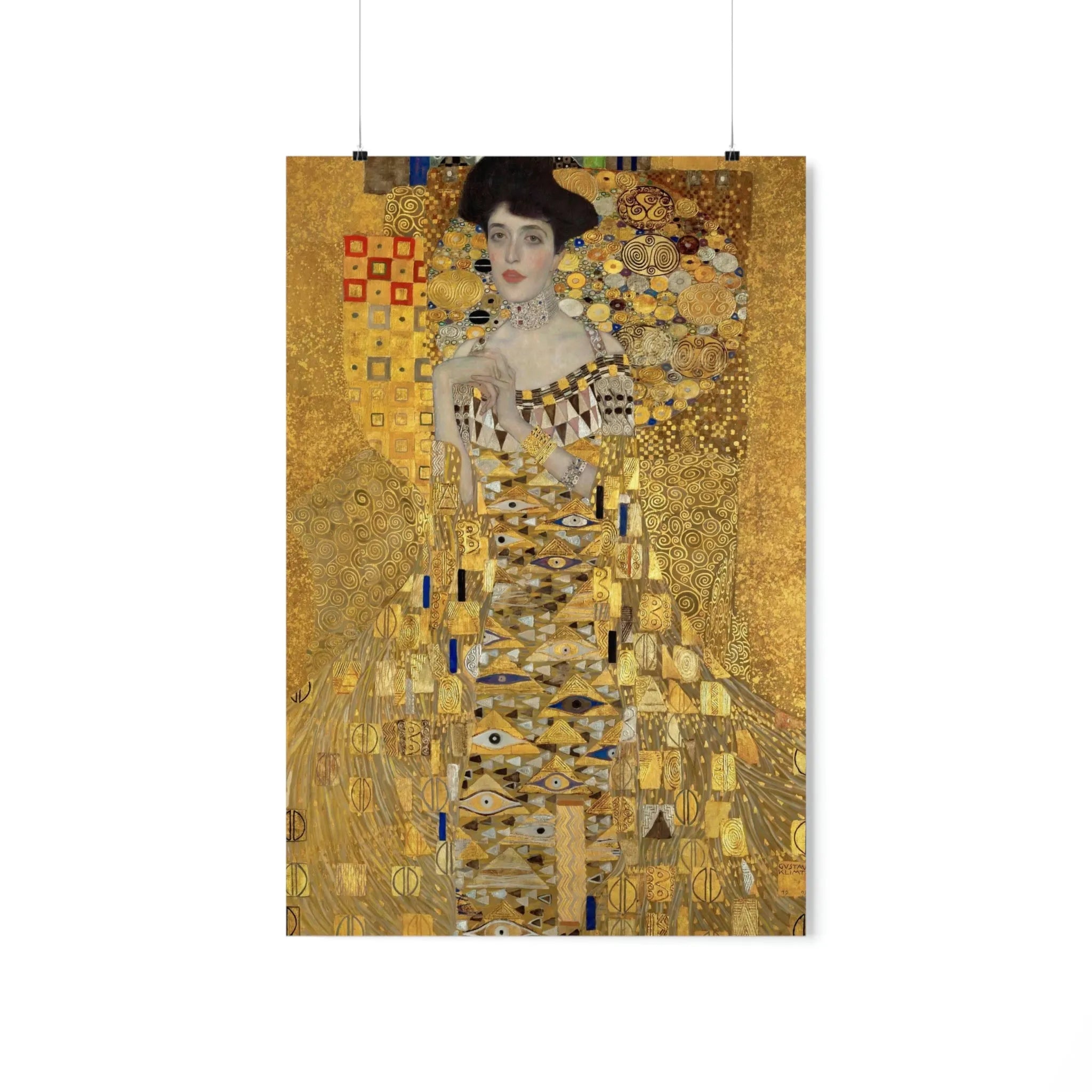 Portrait of Adele Bloch-Bauer I by Gustav Klimt Premium Posters