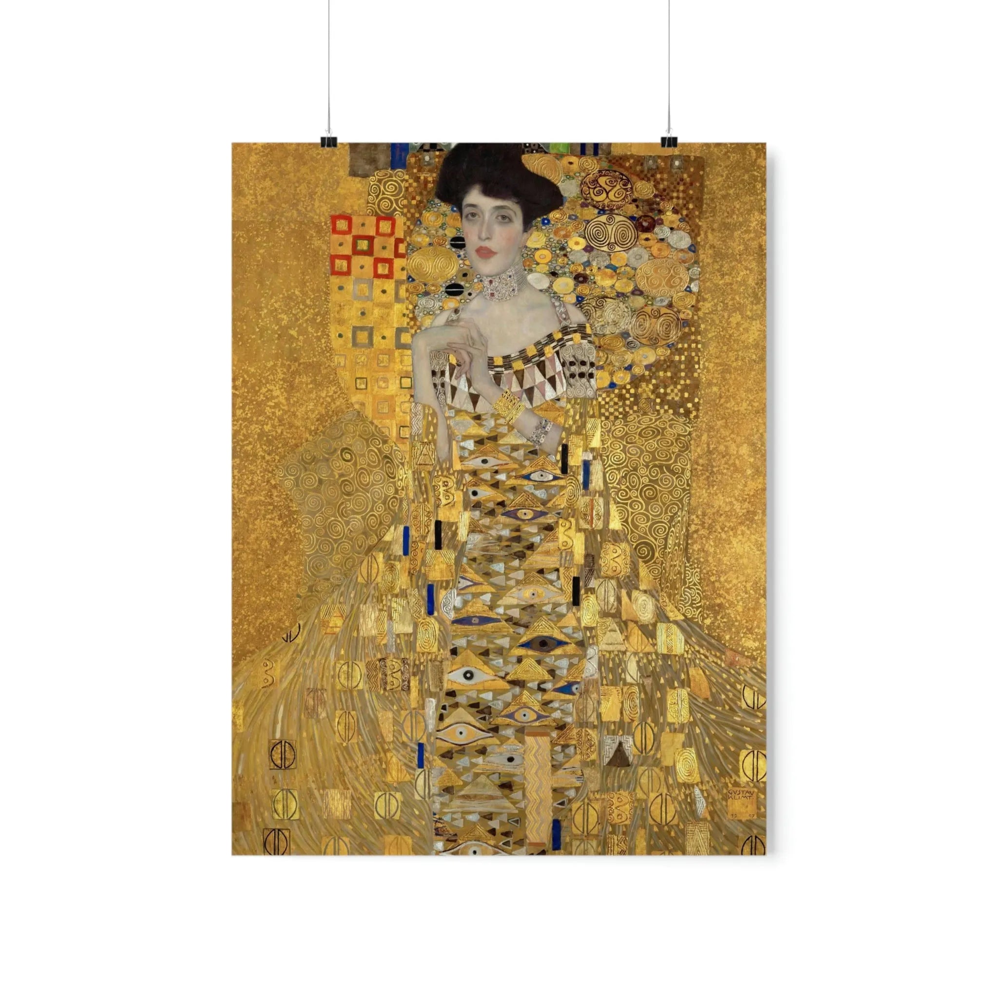 Portrait of Adele Bloch-Bauer I by Gustav Klimt Premium Posters