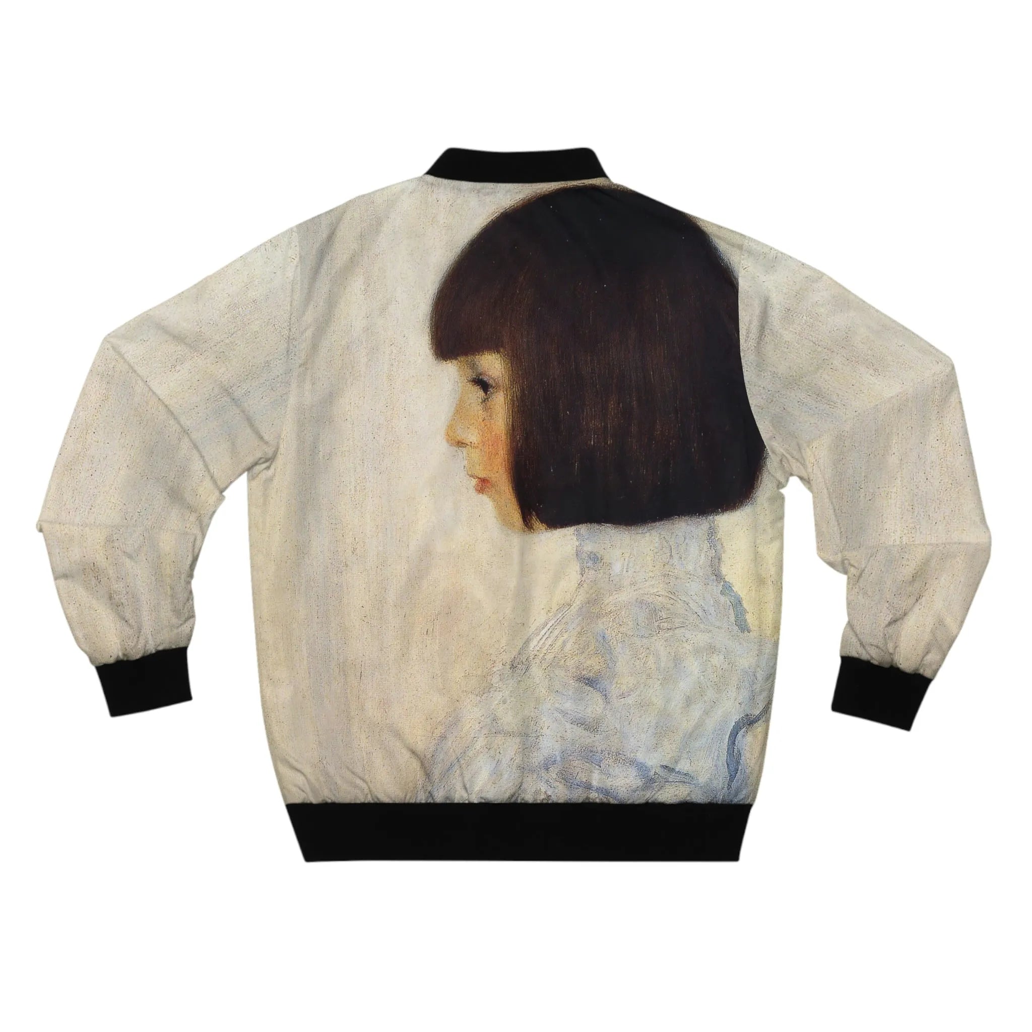 Portrait of Helene Klimt by Gustav Klimt Art Bomber Jacket