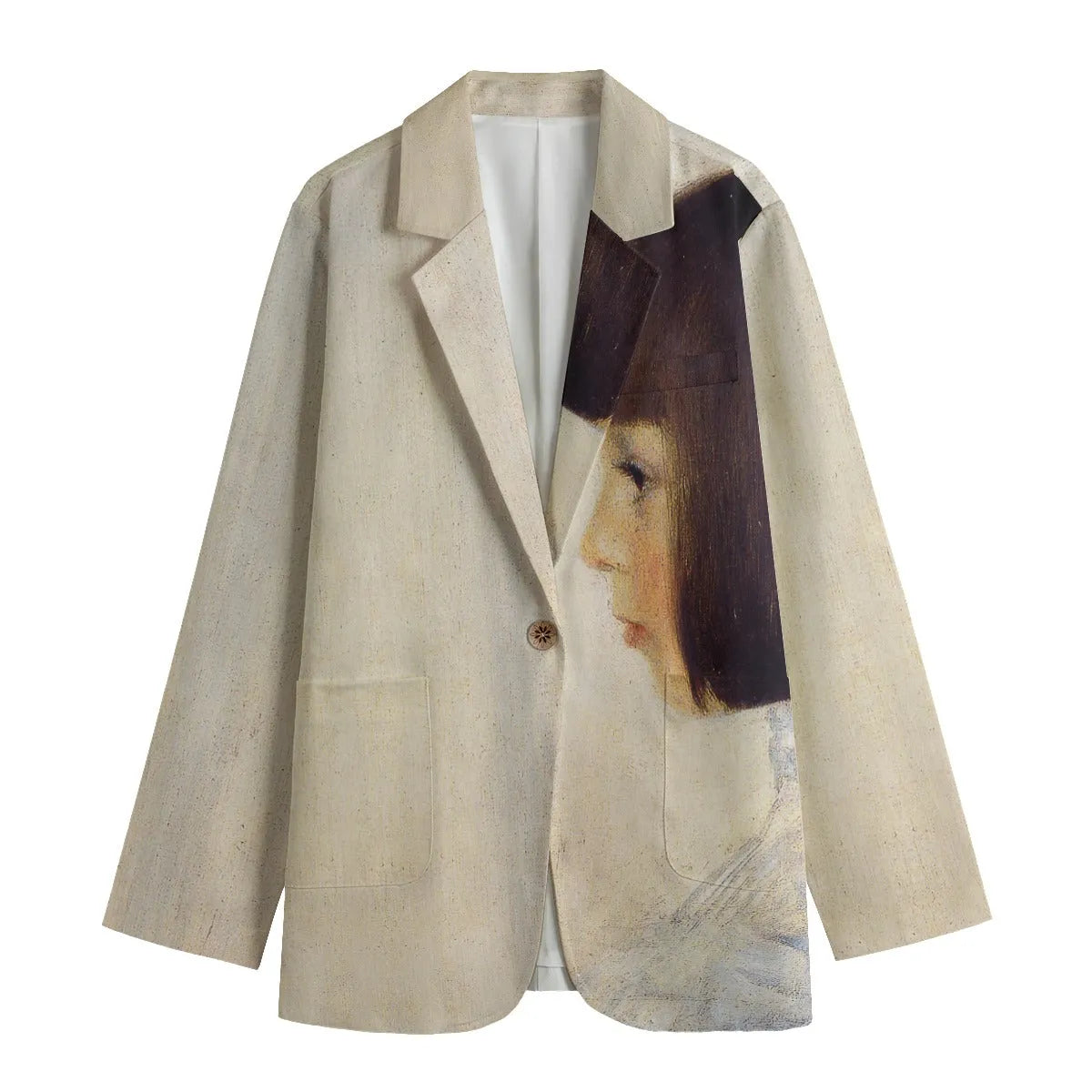 Portrait of Helene Klimt by Gustav Klimt Women’s Blazer