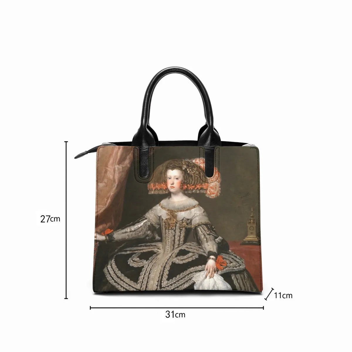 Portrait of Mariana of Austria by Diego Velázquez Handbag