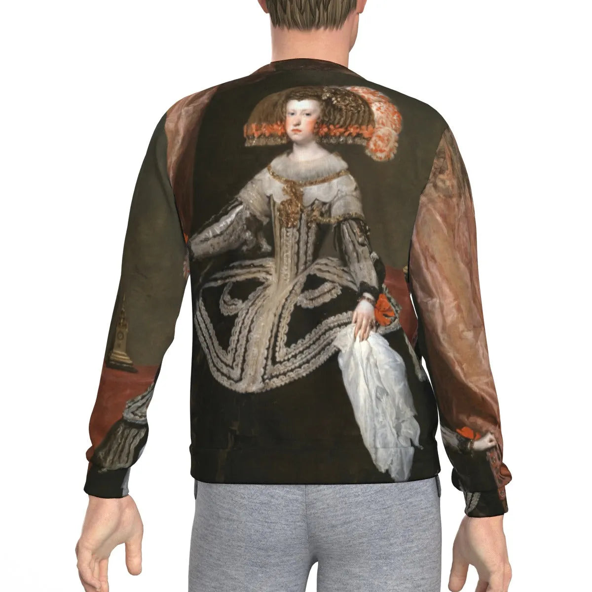 Portrait of Mariana of Austria by Diego Velázquez Sweatshirt