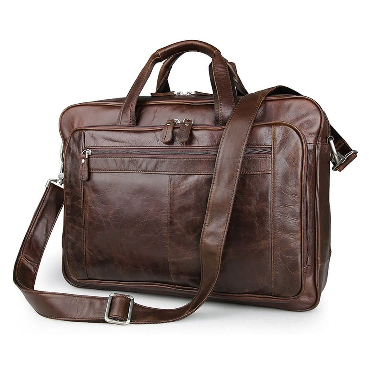 Prestige Genuine Leather Vintage Fashion Premium Briefcase