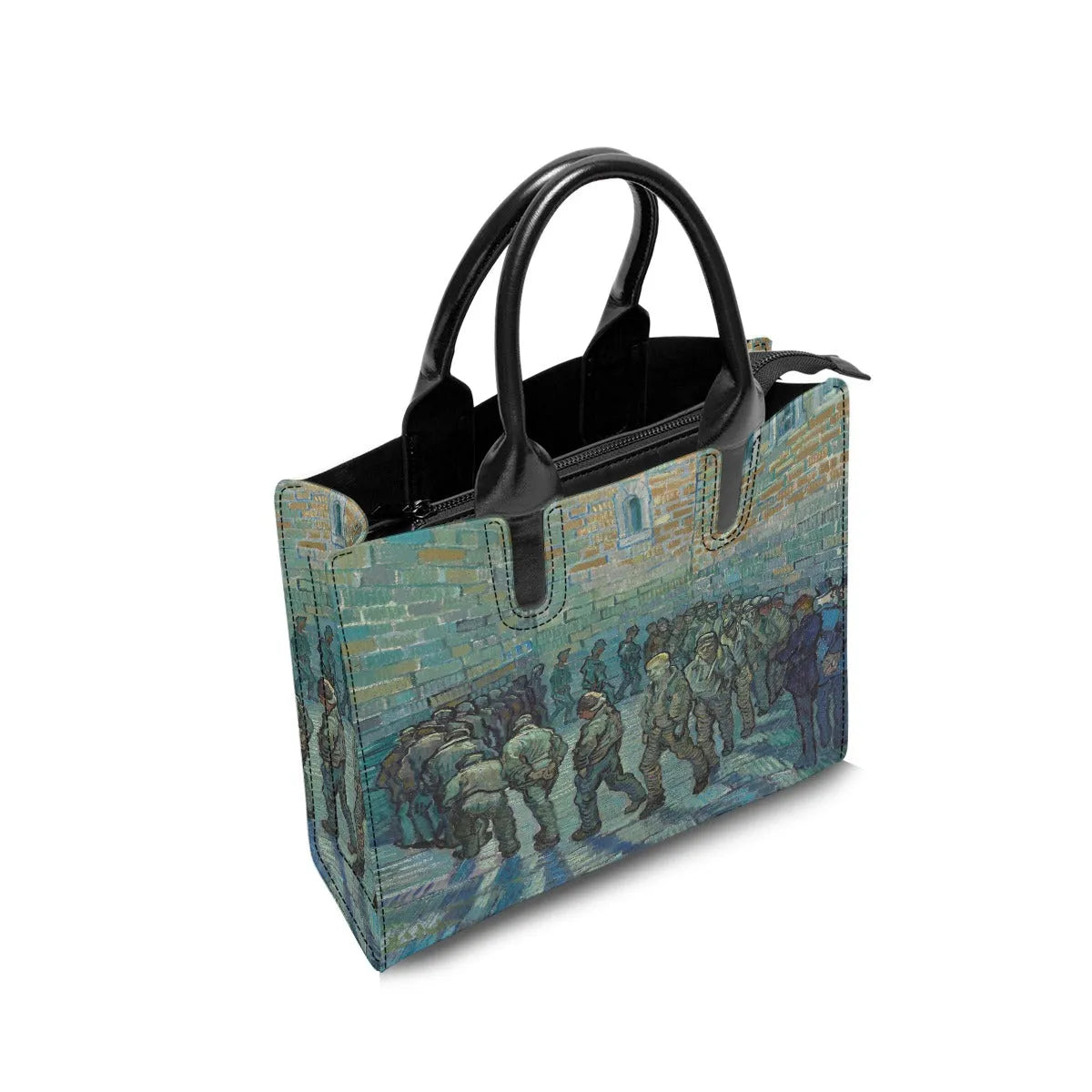 Prisoners Exercising Vincent van Gogh Art Handbag