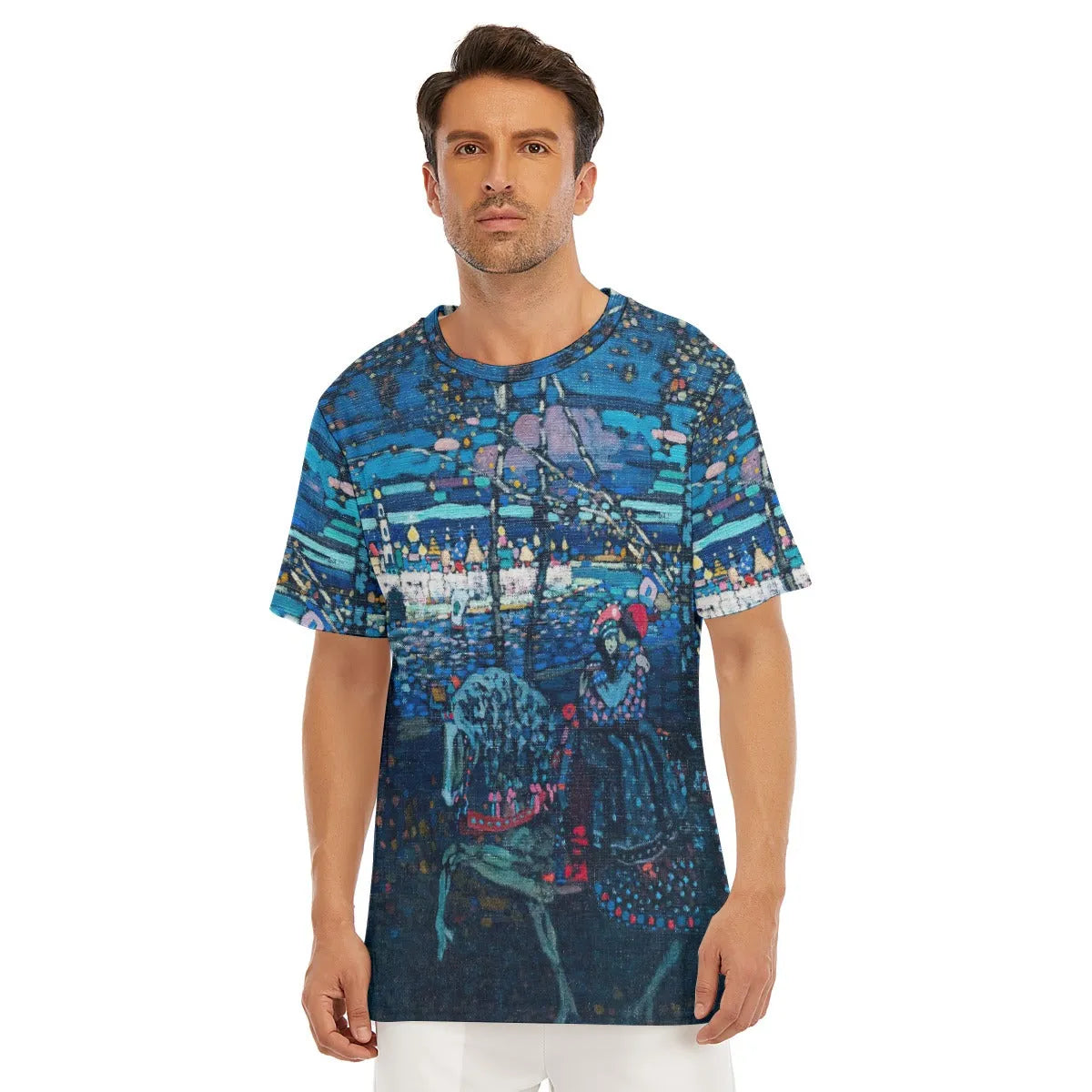 Riding Couple by Wassily Kandinsky T-Shirt