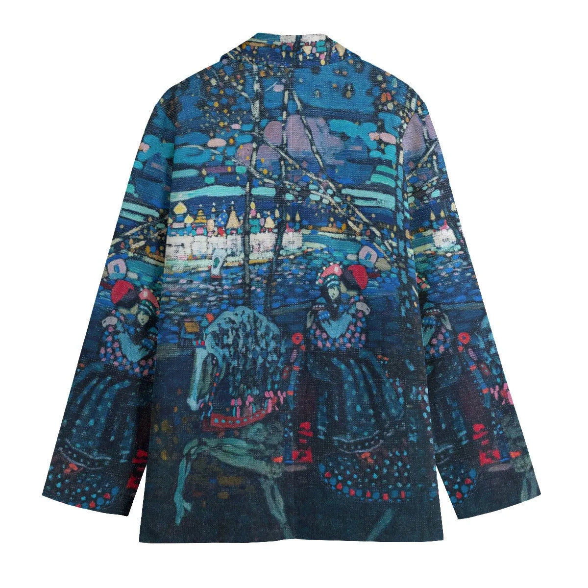 Riding Couple by Wassily Kandinsky Women’s Blazer