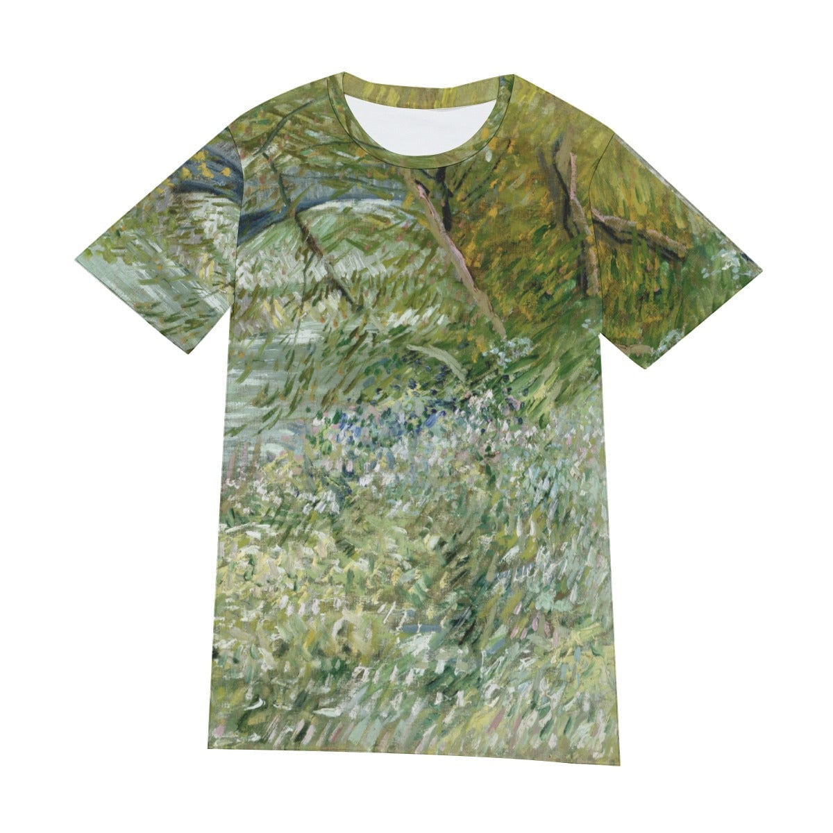 River Bank in Springtime by Vincent Van Gogh T-Shirt