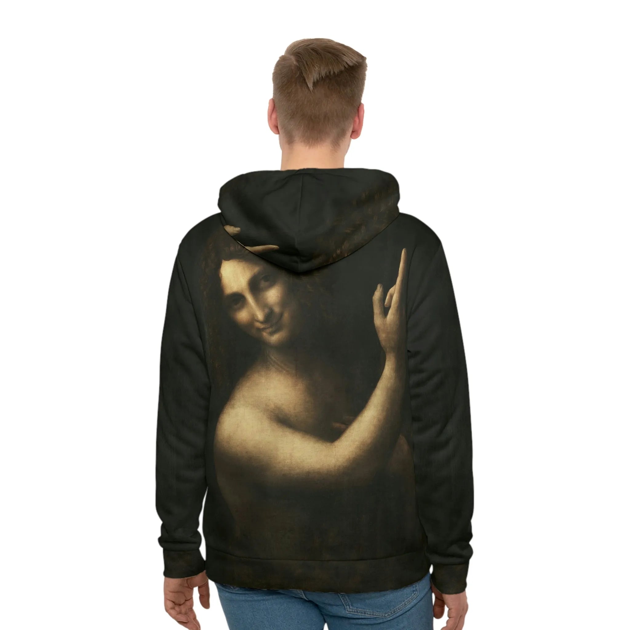 Saint John the Baptist Leonardo Da Vinci Art Hoodie