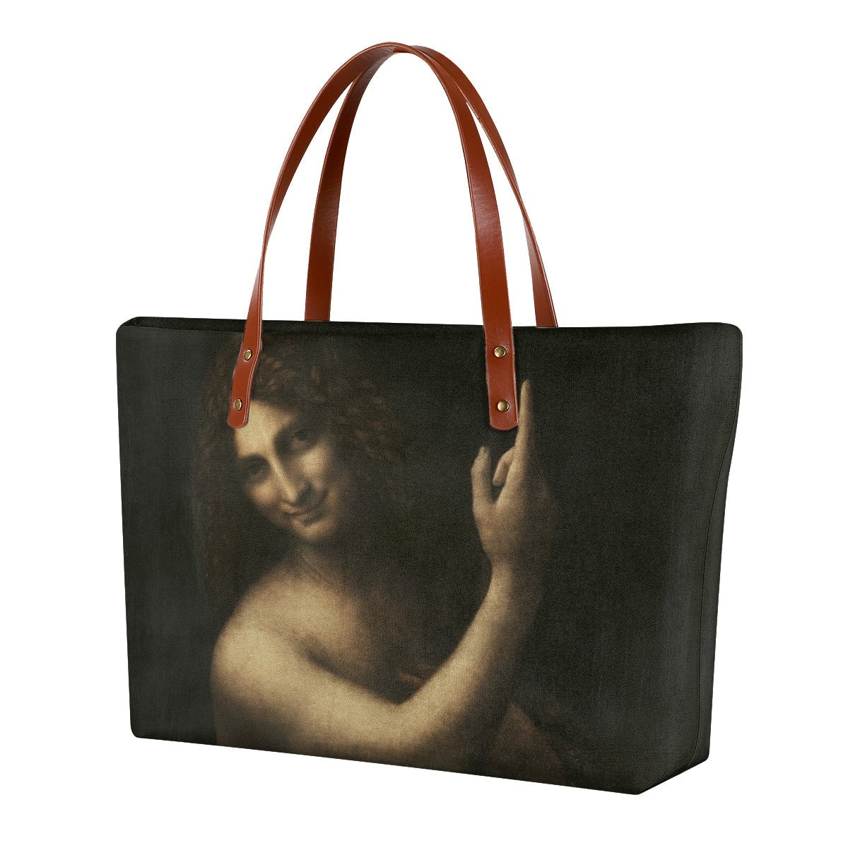 Saint John the Baptist Leonardo Da Vinci Tote Bag