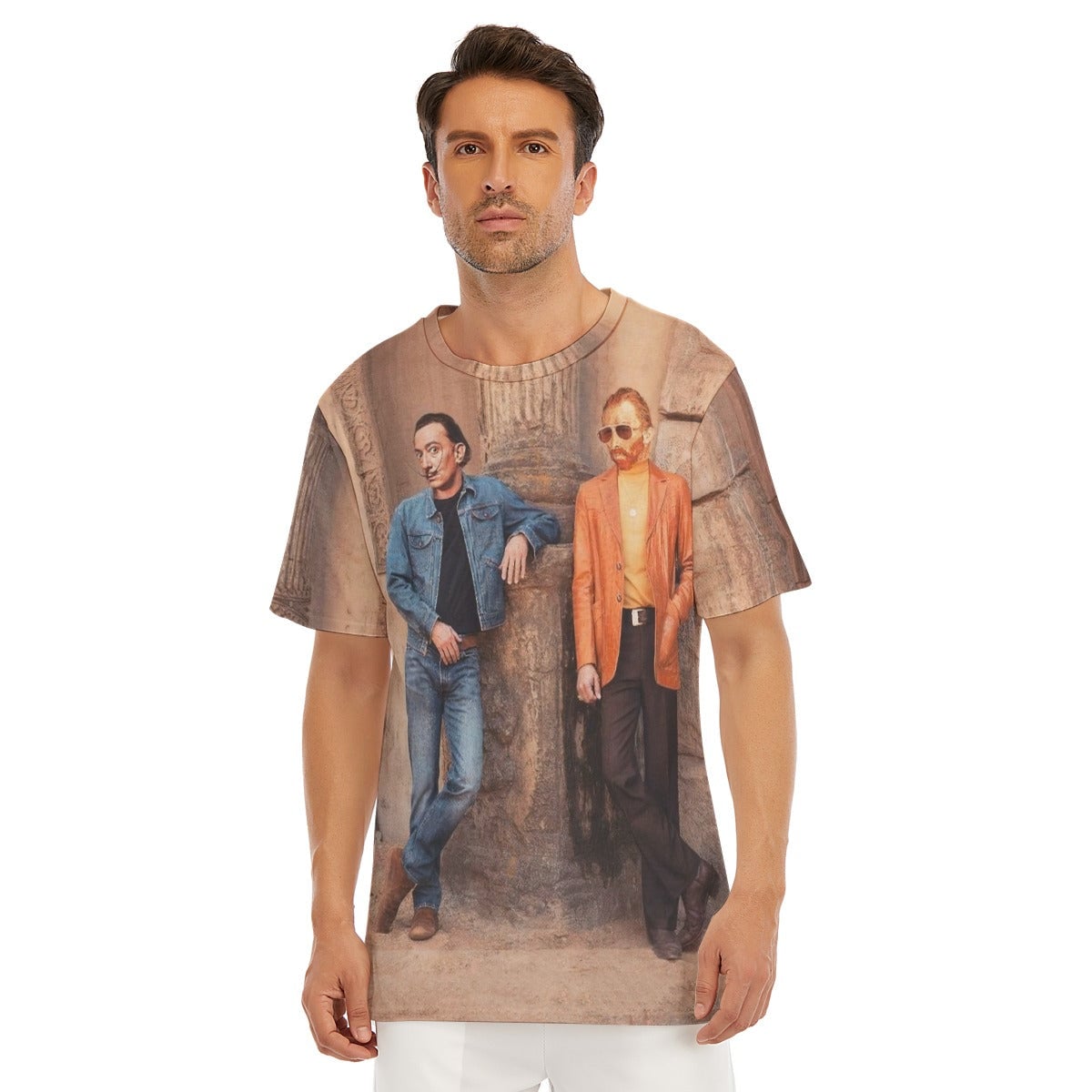 Salvador Dali and Vincent Van Gogh Tarantino Style T-Shirt