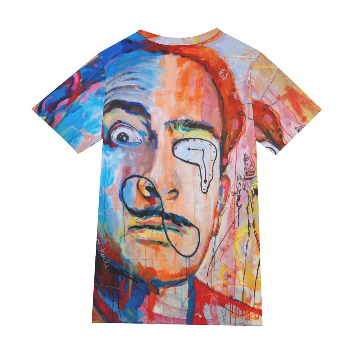 Salvador Dali Famous Pop Art Surrealism Collage T-Shirt