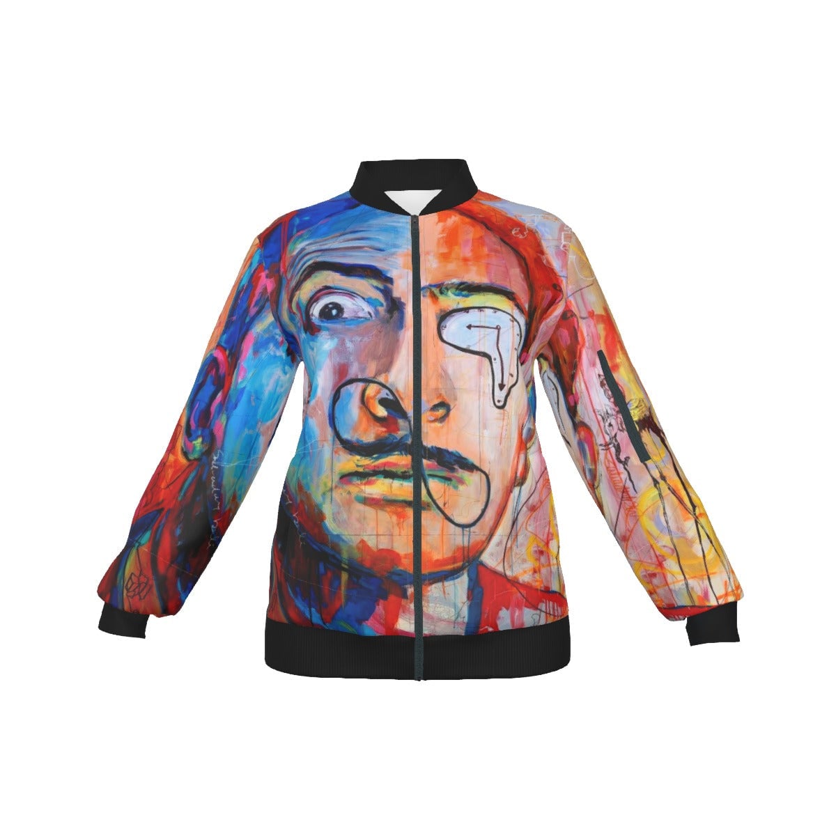 Salvador Dali Famous Pop Art Surrealism Women’s Bomber Jacket