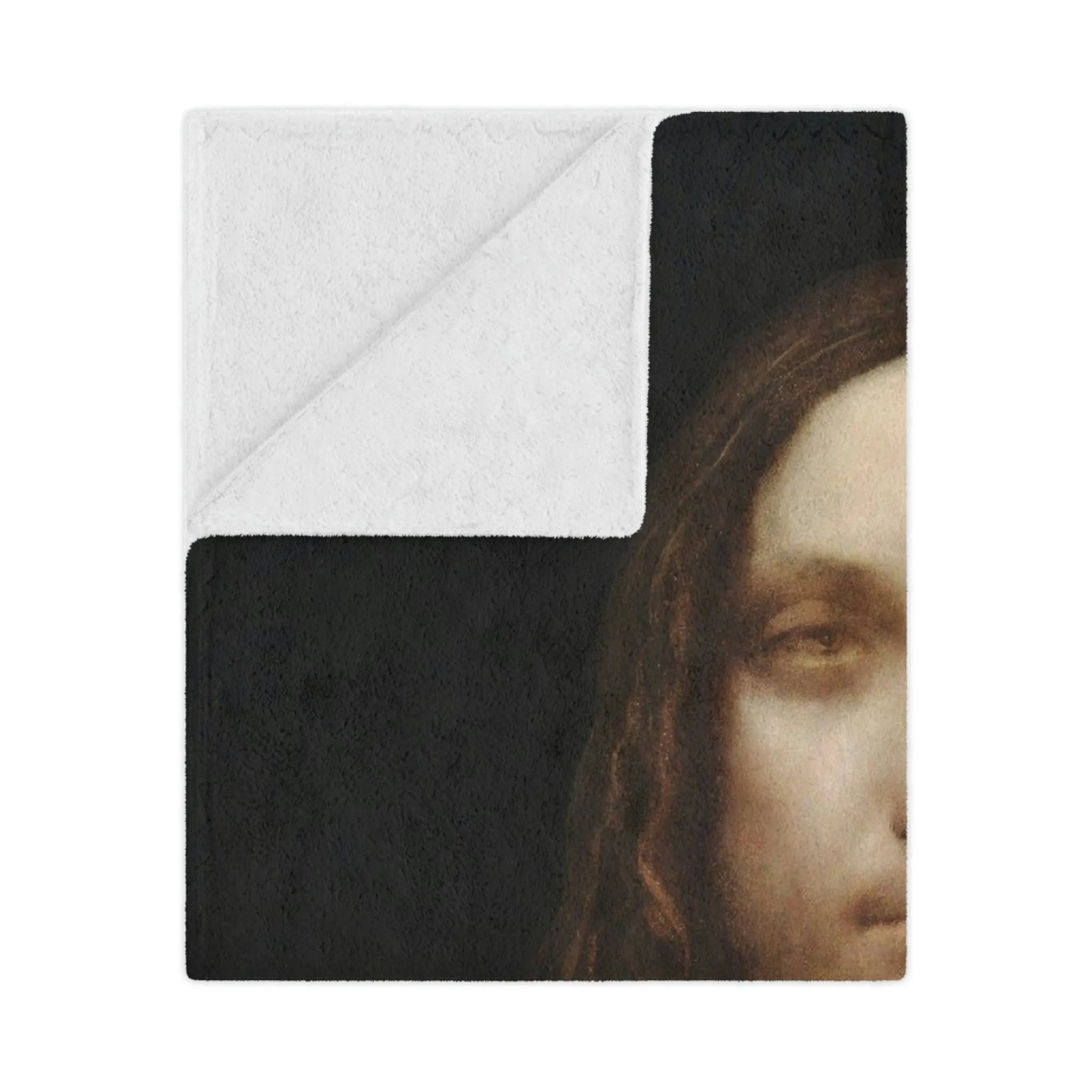 Luxury Meets Art: Salvator Mundi Blanket by Leonardo da Vinci