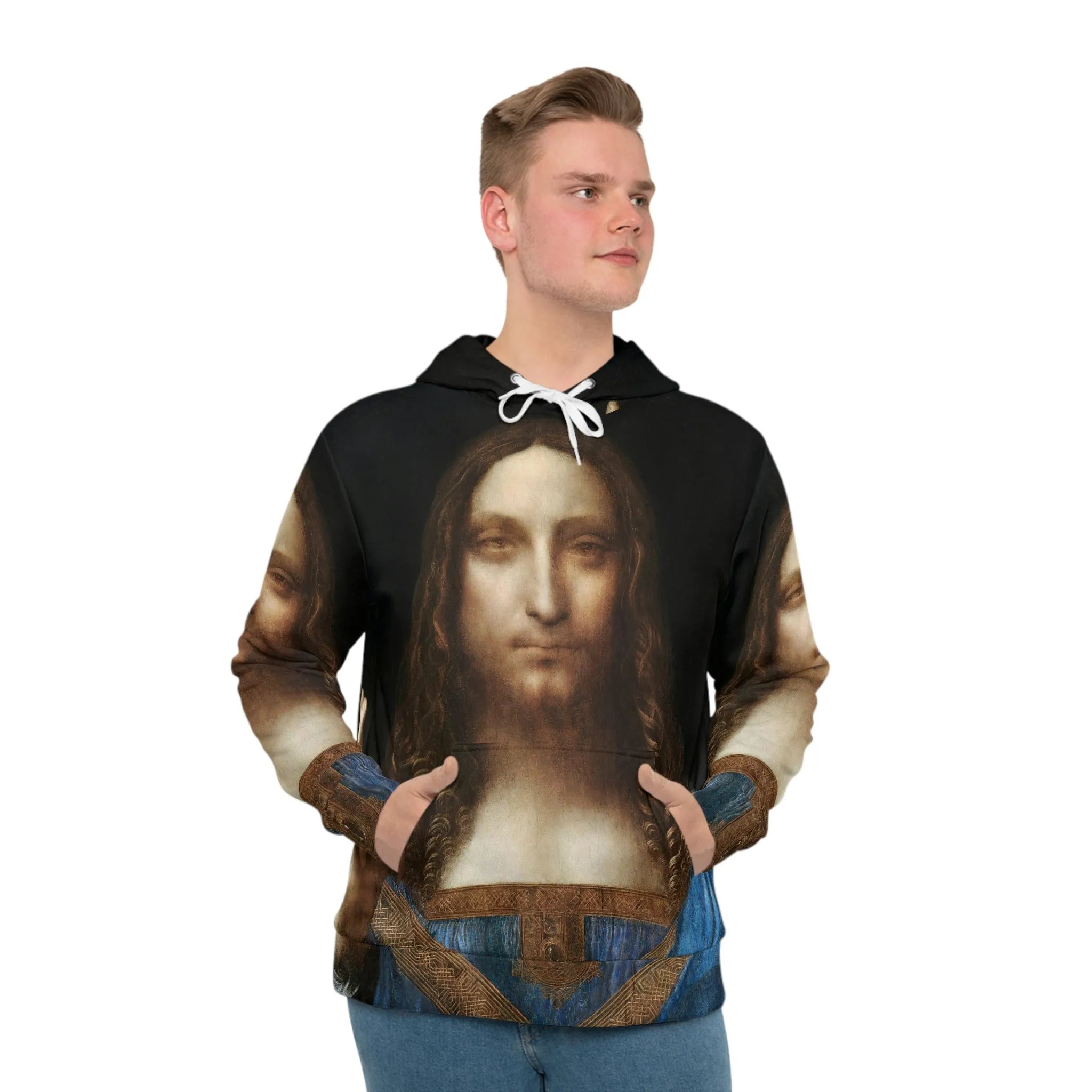 Salvator Mundi by Leonardo da Vinci Art Hoodie