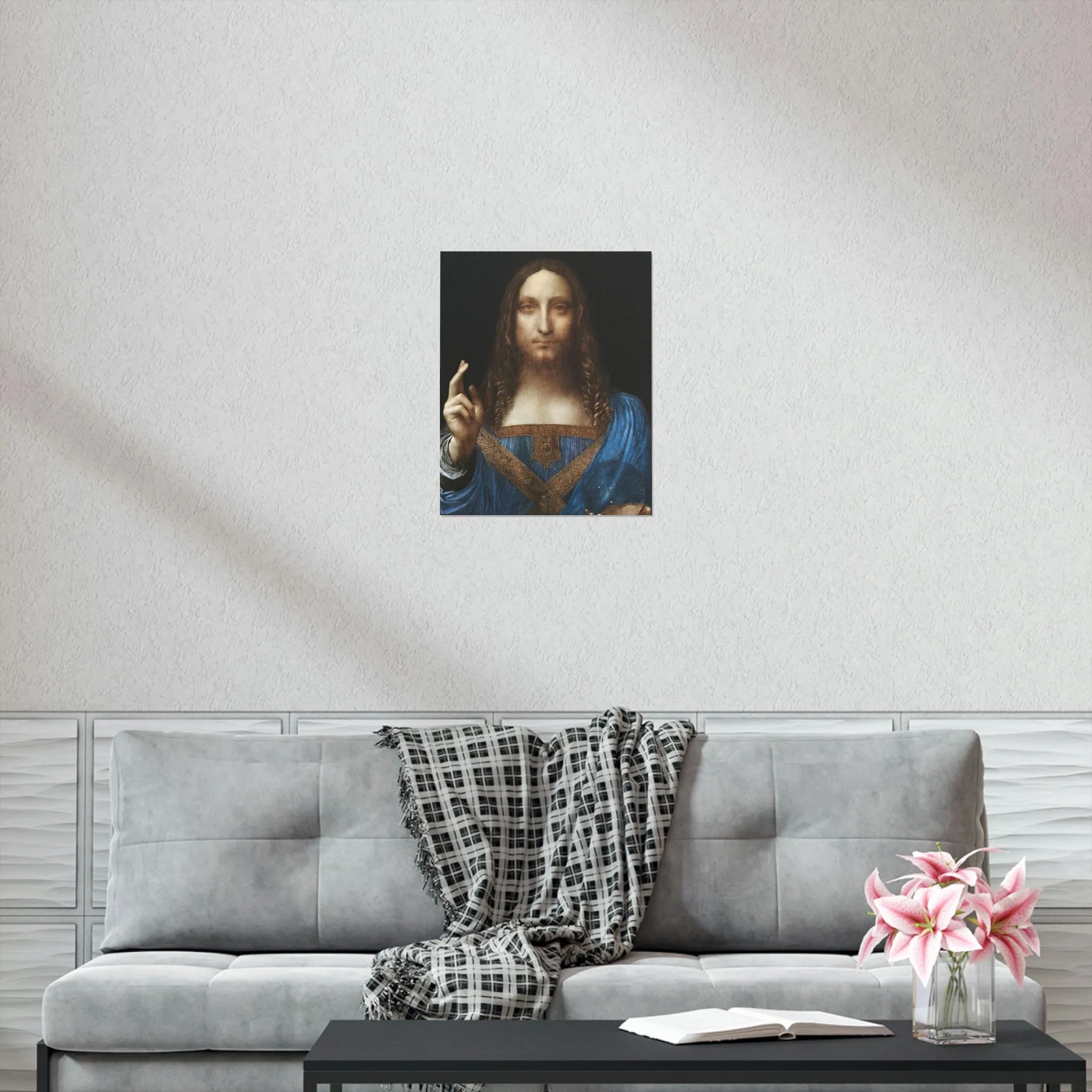 Salvator Mundi by Leonardo da Vinci Art Premium Posters