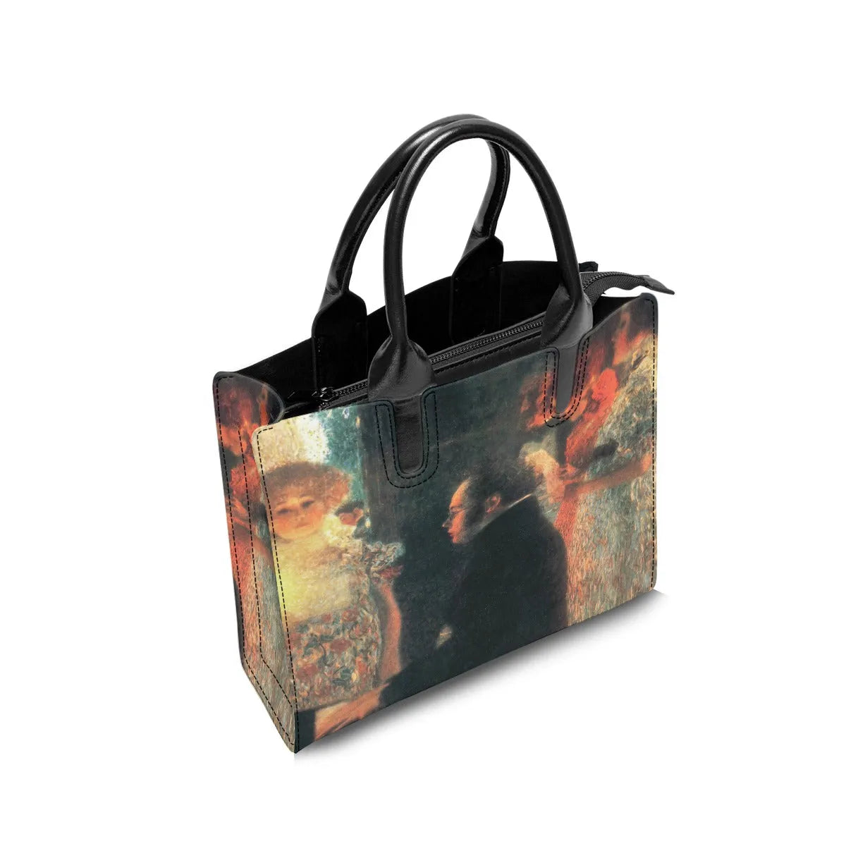 Schubert at the Piano II Gustav Klimt Art Fashion Handbag