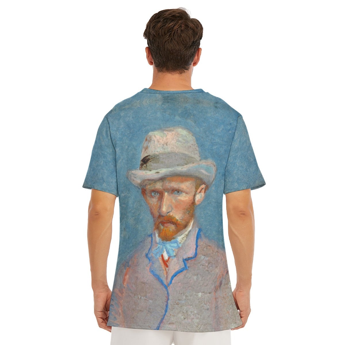 Self-portrait with a Gray Straw Hat Vincent Van Gogh T-Shirt