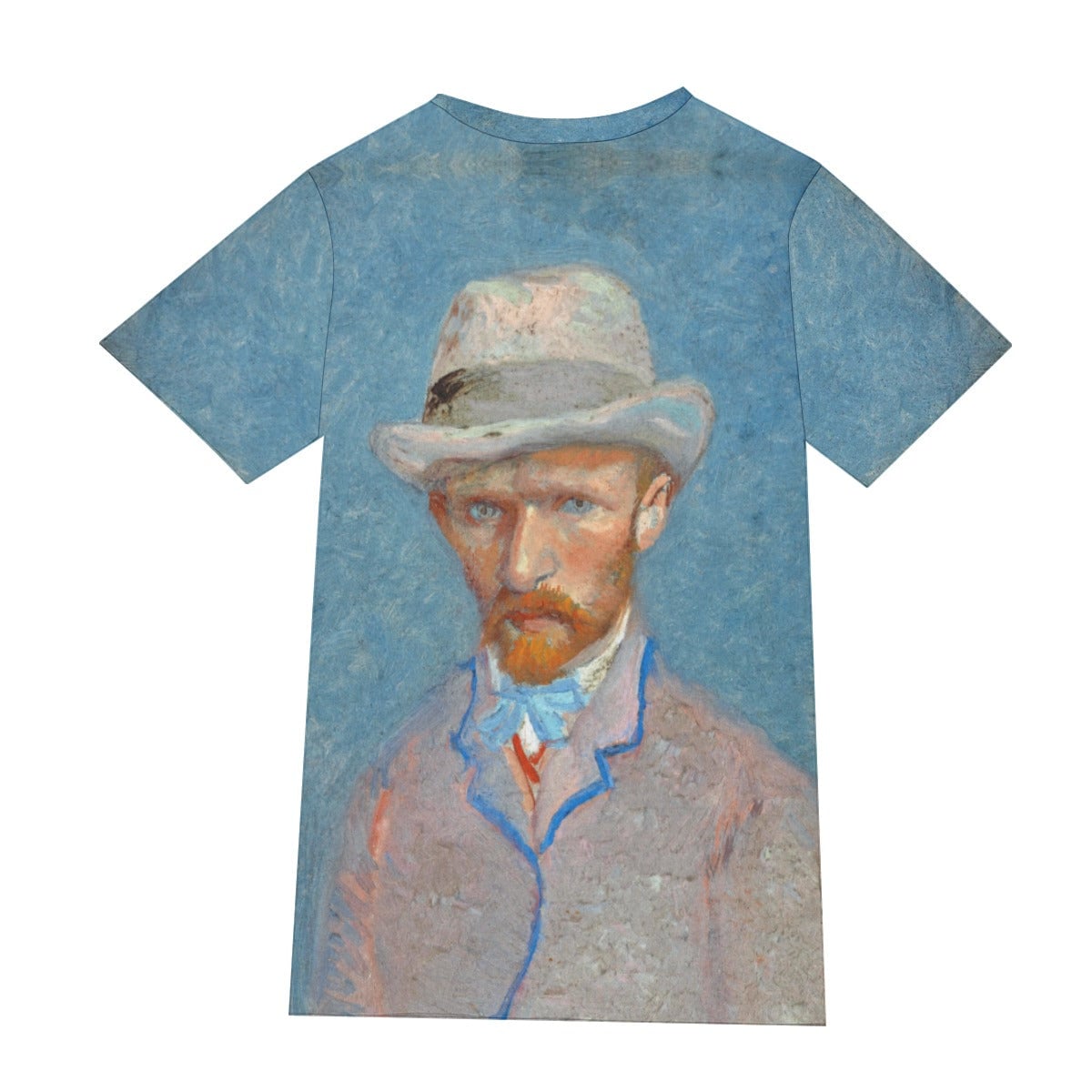 Self-portrait with a Gray Straw Hat Vincent Van Gogh T-Shirt