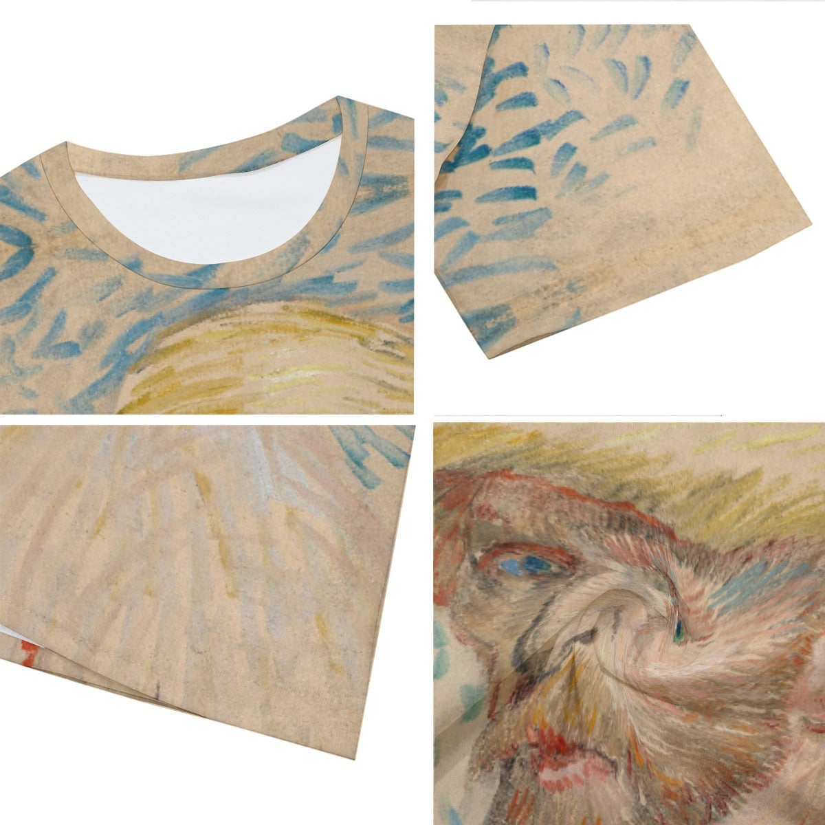 Self-Portrait with a Straw Hat by Vincent van Gogh T-Shirt