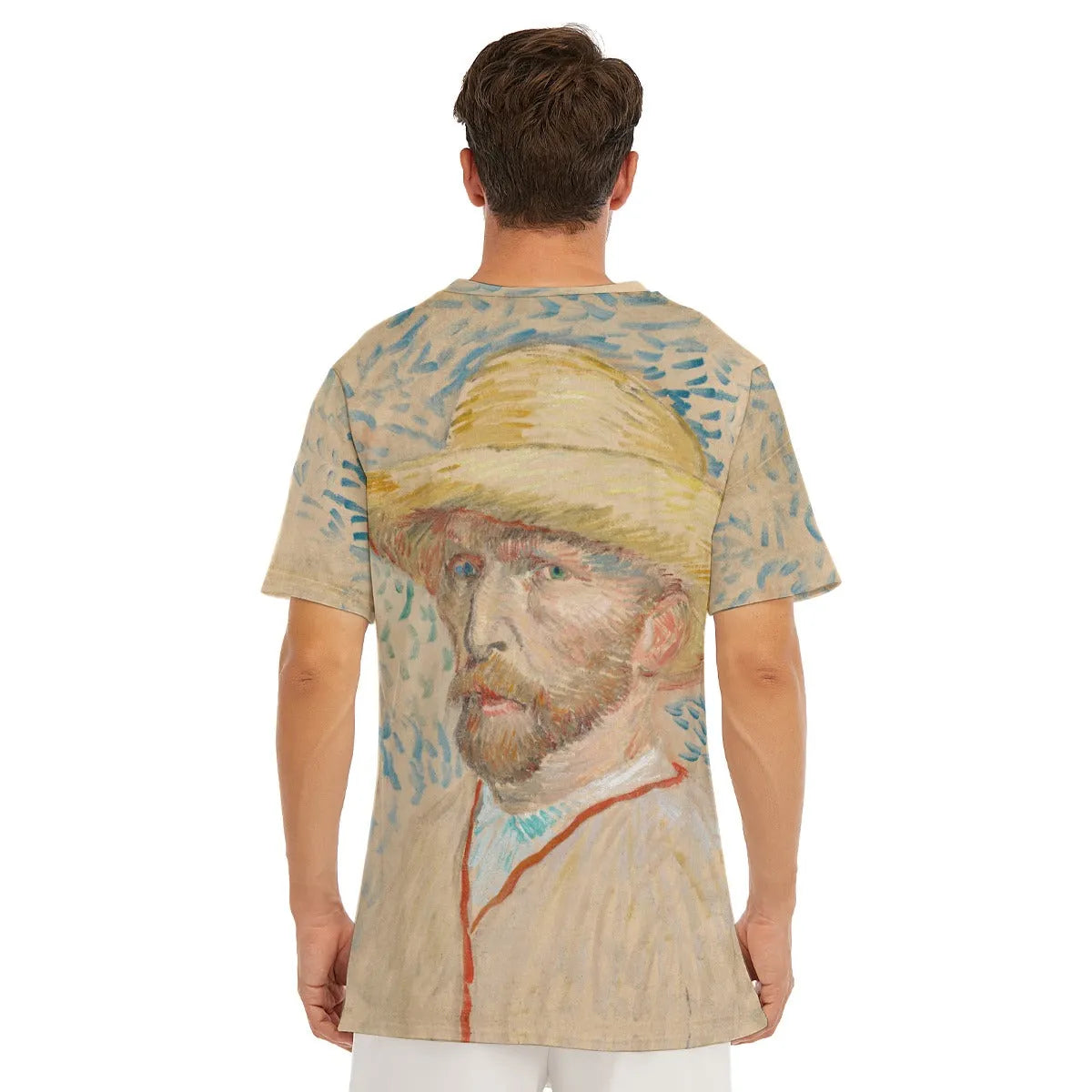 Self-Portrait with a Straw Hat by Vincent van Gogh T-Shirt