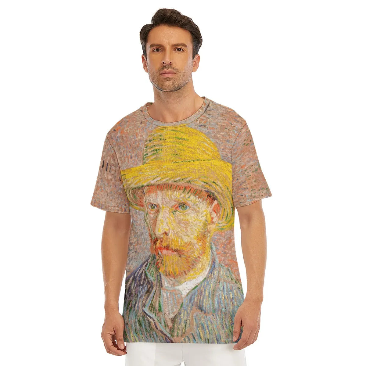 Self-Portrait with a Straw Hat Van Gogh T-Shirt