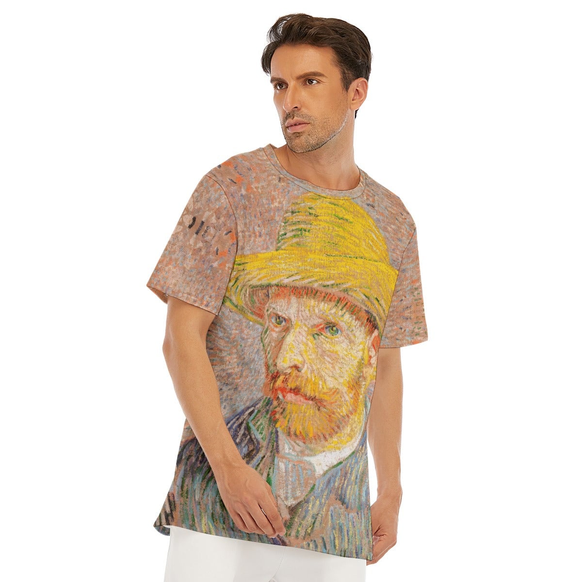 Self-Portrait with a Straw Hat Van Gogh T-Shirt