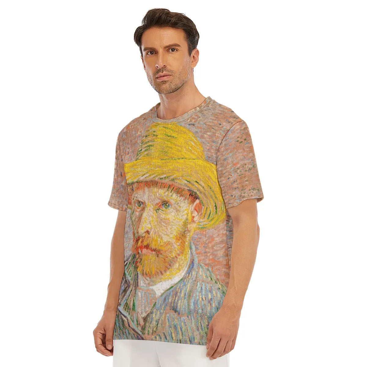 Self-Portrait with a Straw Hat Van Gogh T-Shirt