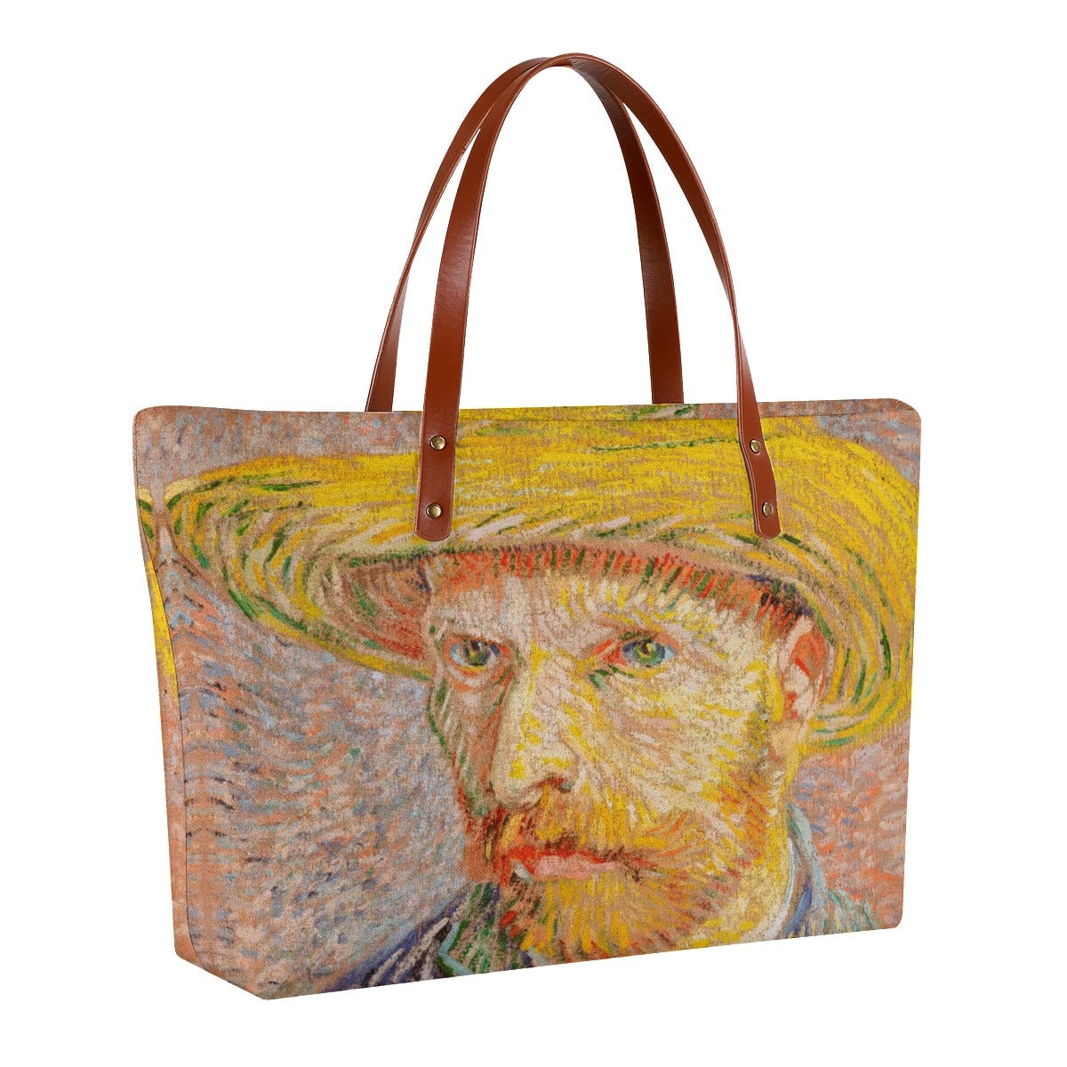 Self-Portrait with a Straw Hat Van Gogh Tote Bag