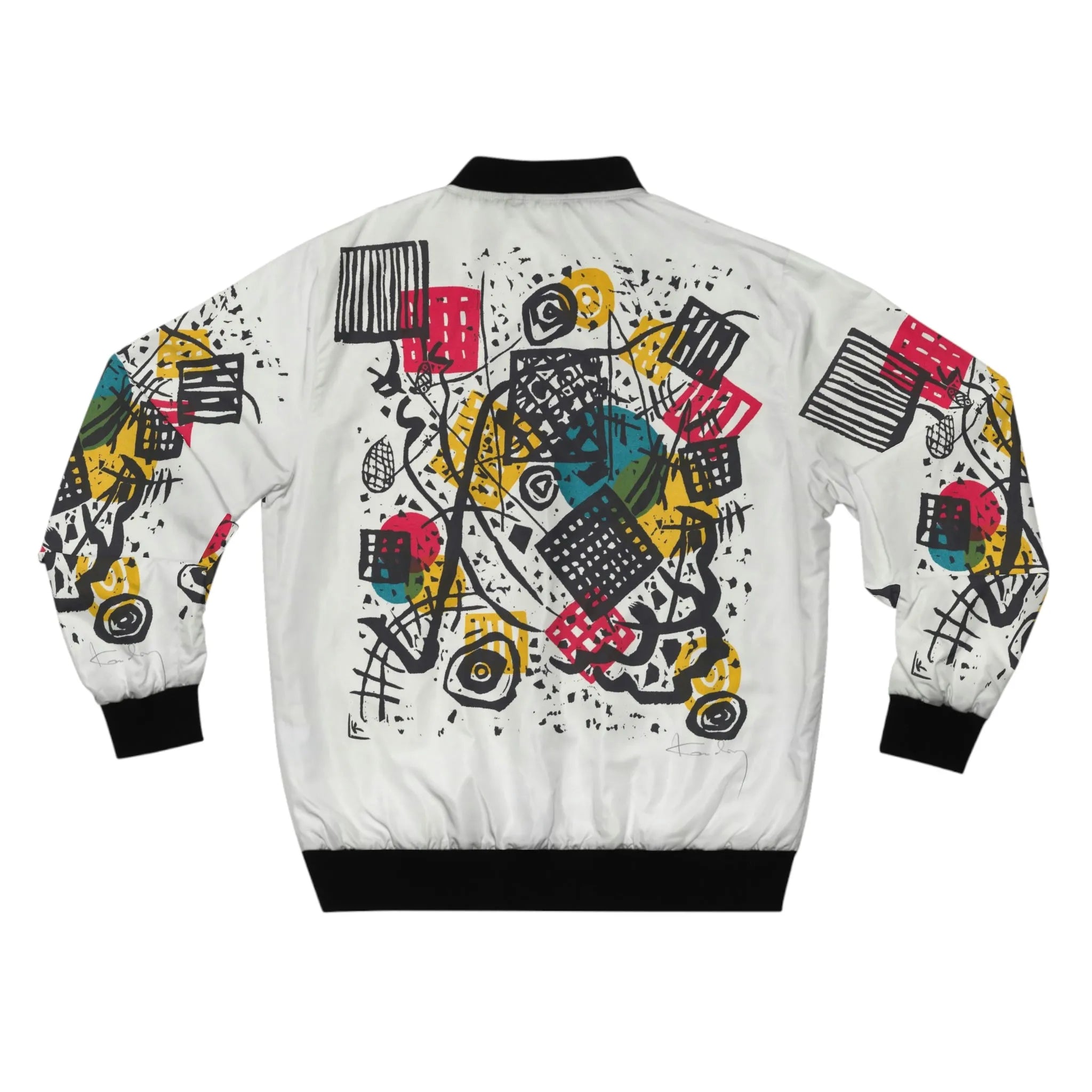 Small Worlds V Bomber Jacket - Painting by Wassily Kandinsky