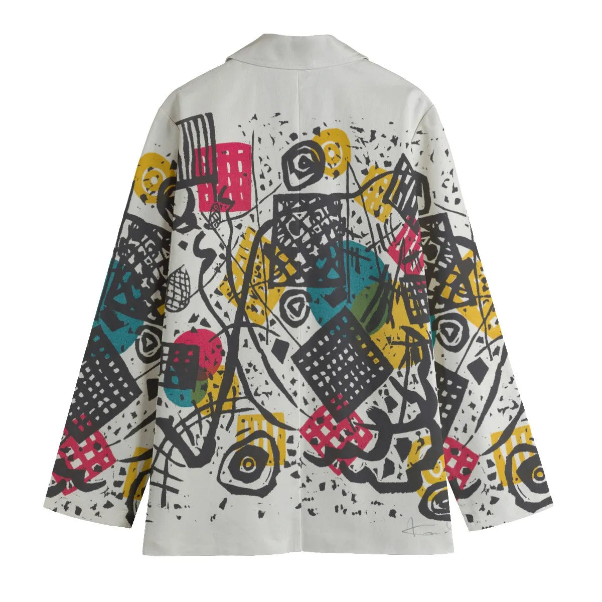 Small Worlds V by Wassily Kandinsky Women’s Blazer