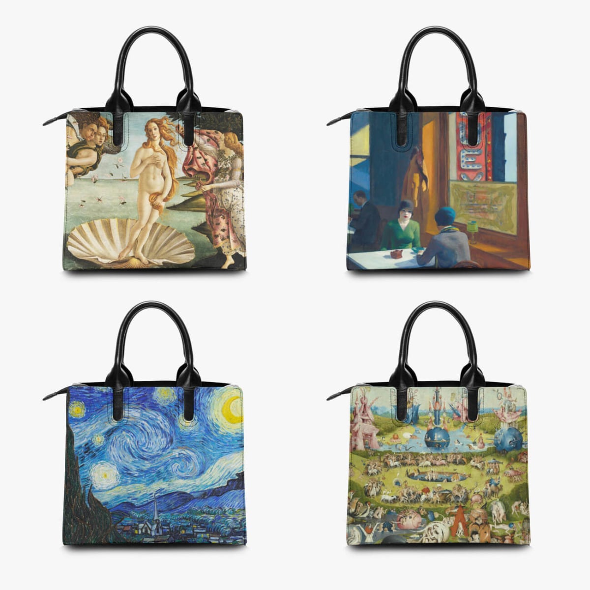 Small Worlds V Wassily Kandinsky Painting Handbag