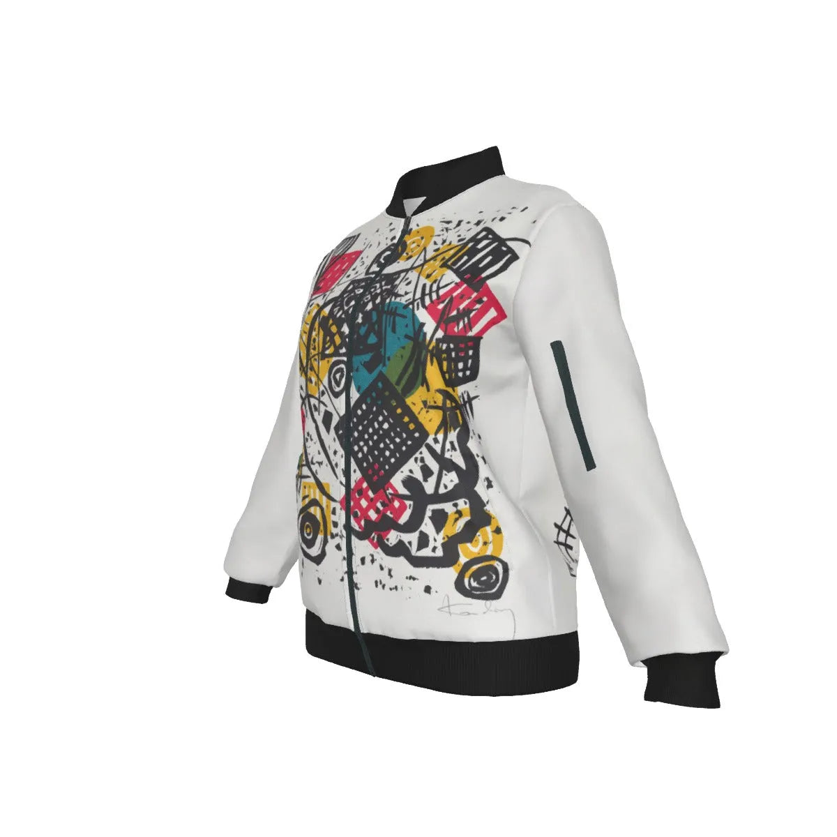 Small Worlds V Wassily Kandinsky Women’s Bomber Jacket