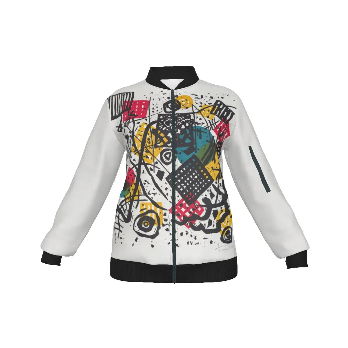 Small Worlds V Wassily Kandinsky Women’s Bomber Jacket