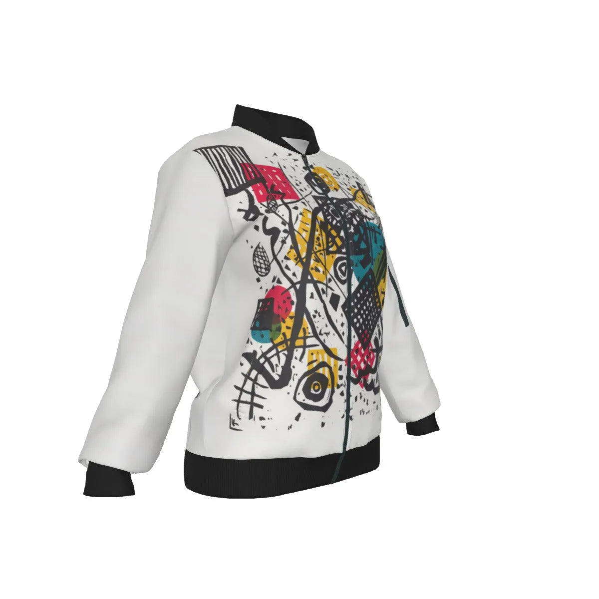 Small Worlds V Wassily Kandinsky Women’s Bomber Jacket