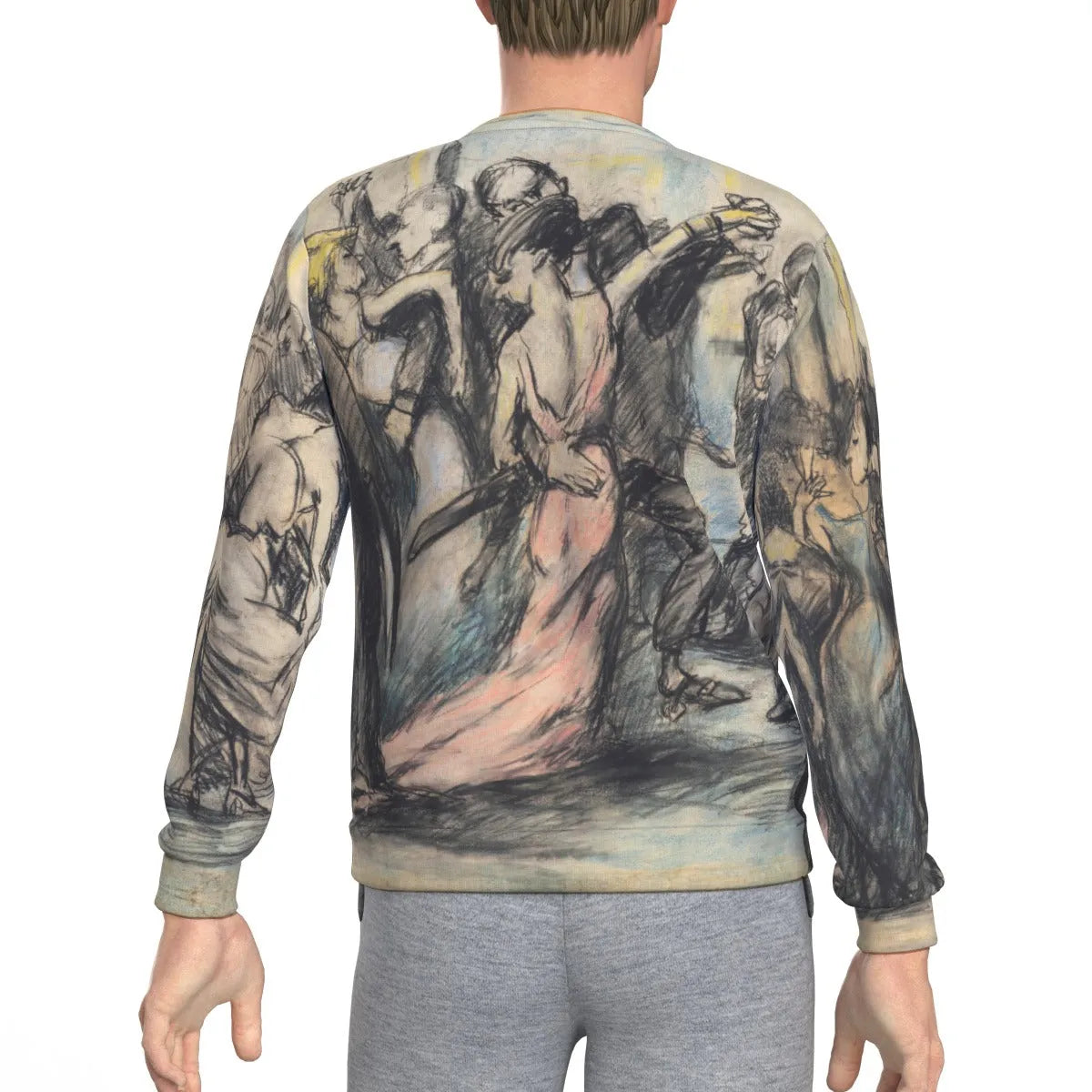 Society Ball by George Wesley Bellows Sweatshirt