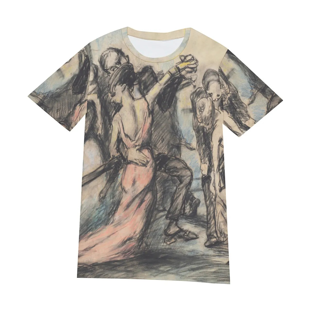 Society Ball by George Wesley Bellows T-Shirt - Artistic Tee