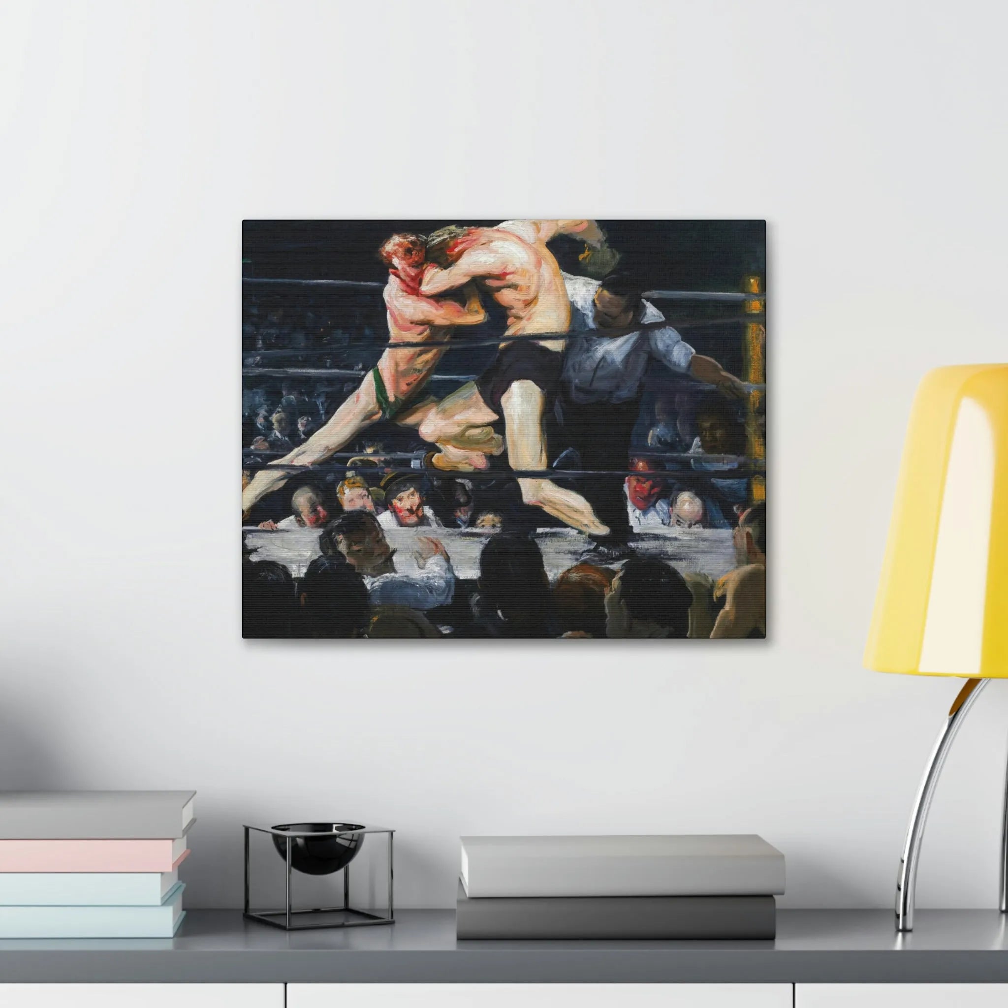 Stag at Sharkey’s George Bellows Art Canvas Gallery Wraps