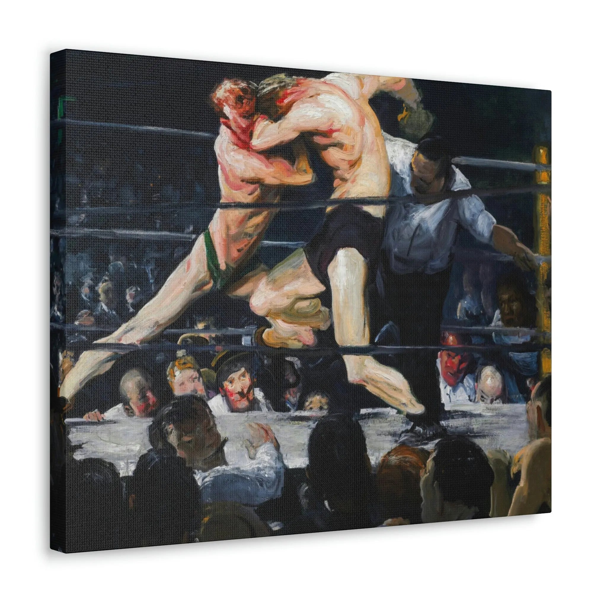 Stag at Sharkey’s George Bellows Art Canvas Gallery Wraps