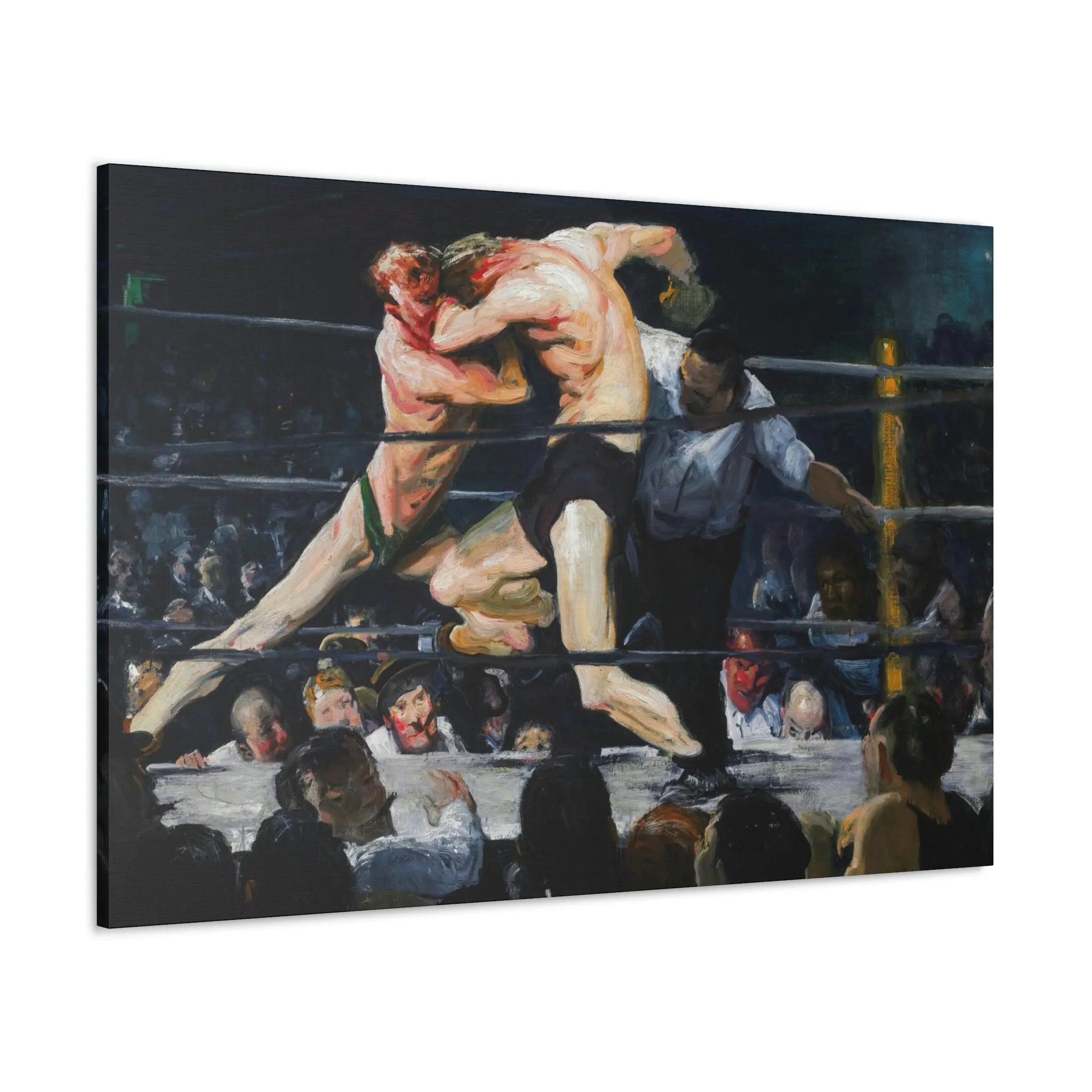 Stag at Sharkey’s George Bellows Art Canvas Gallery Wraps