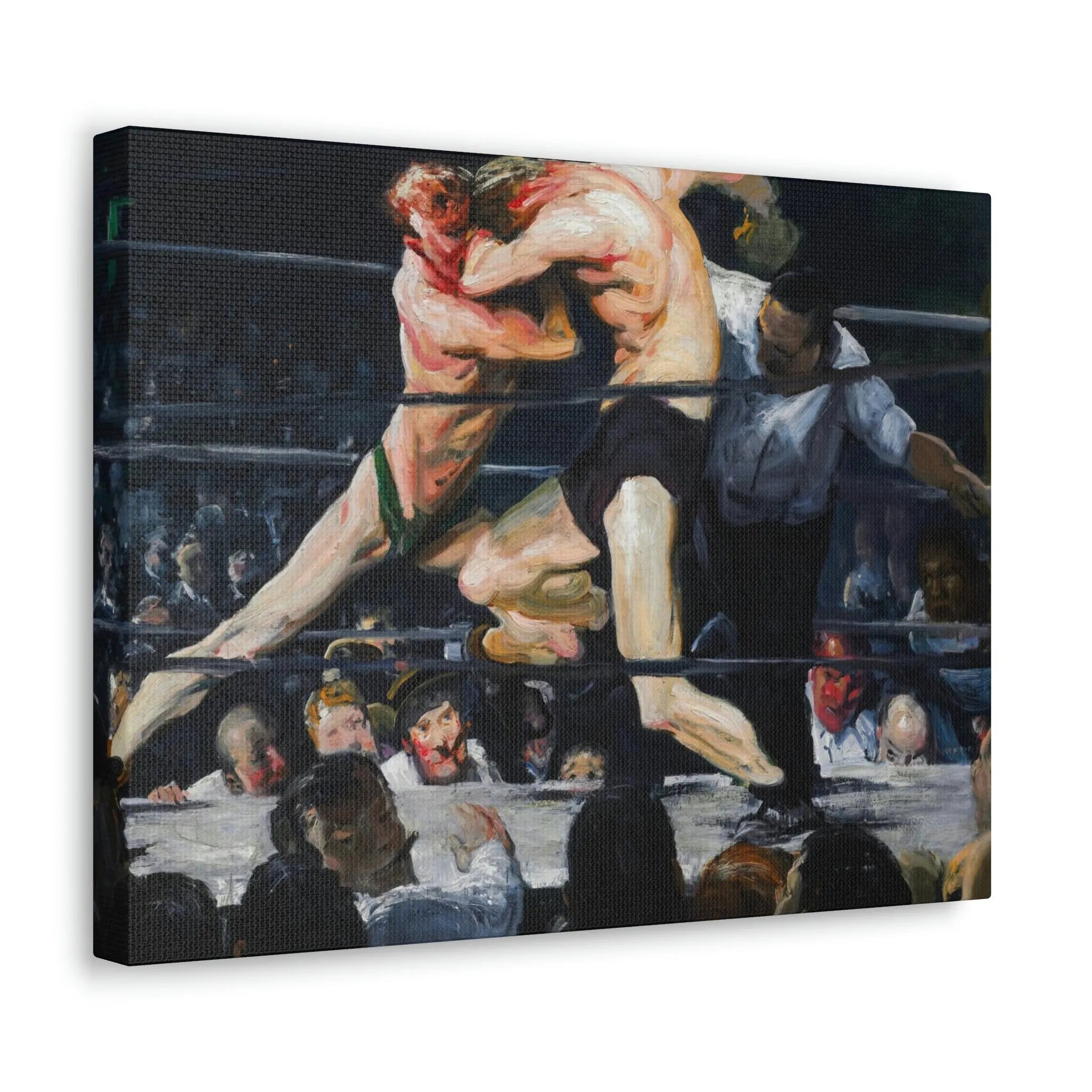 Stag at Sharkey’s George Bellows Art Canvas Gallery Wraps