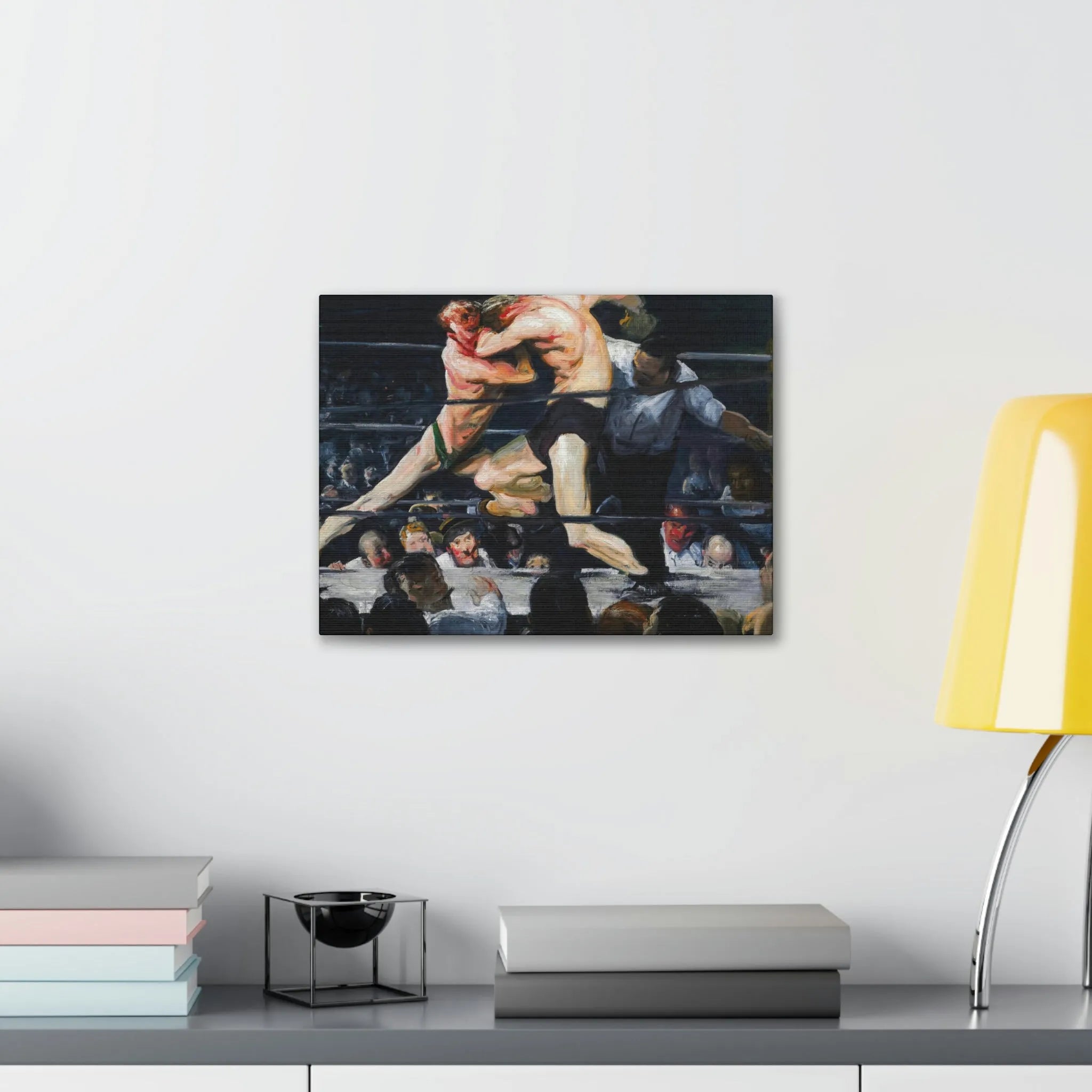 Stag at Sharkey’s George Bellows Art Canvas Gallery Wraps