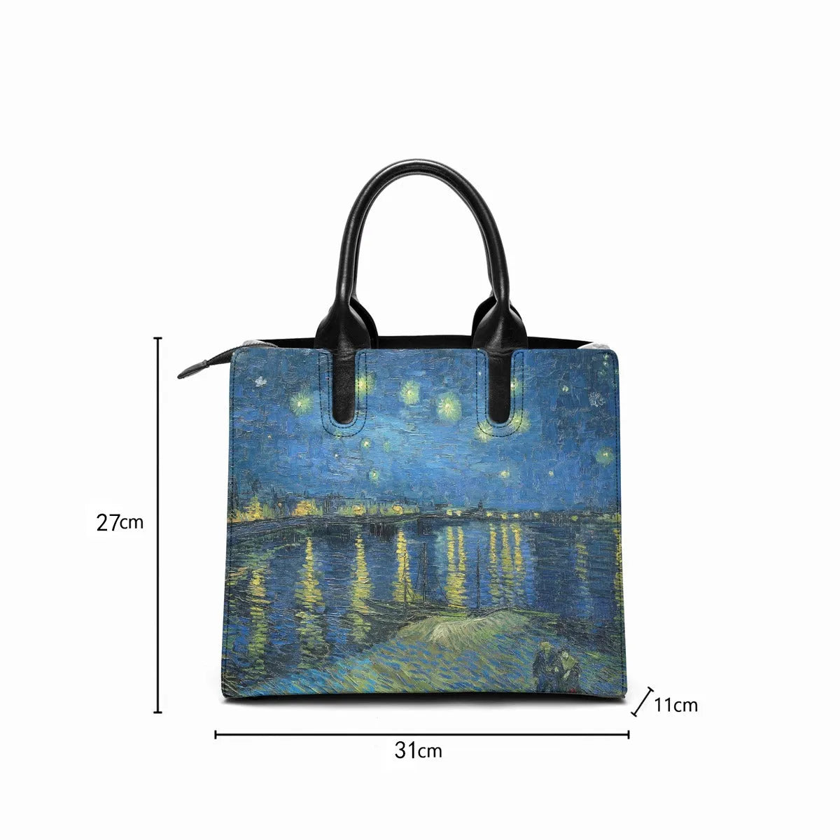 Starry Night Over the Rhone Van Gogh Art Handbag