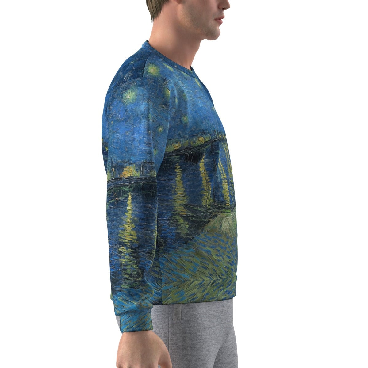 Starry Night Over the Rhone Van Gogh Sweatshirt