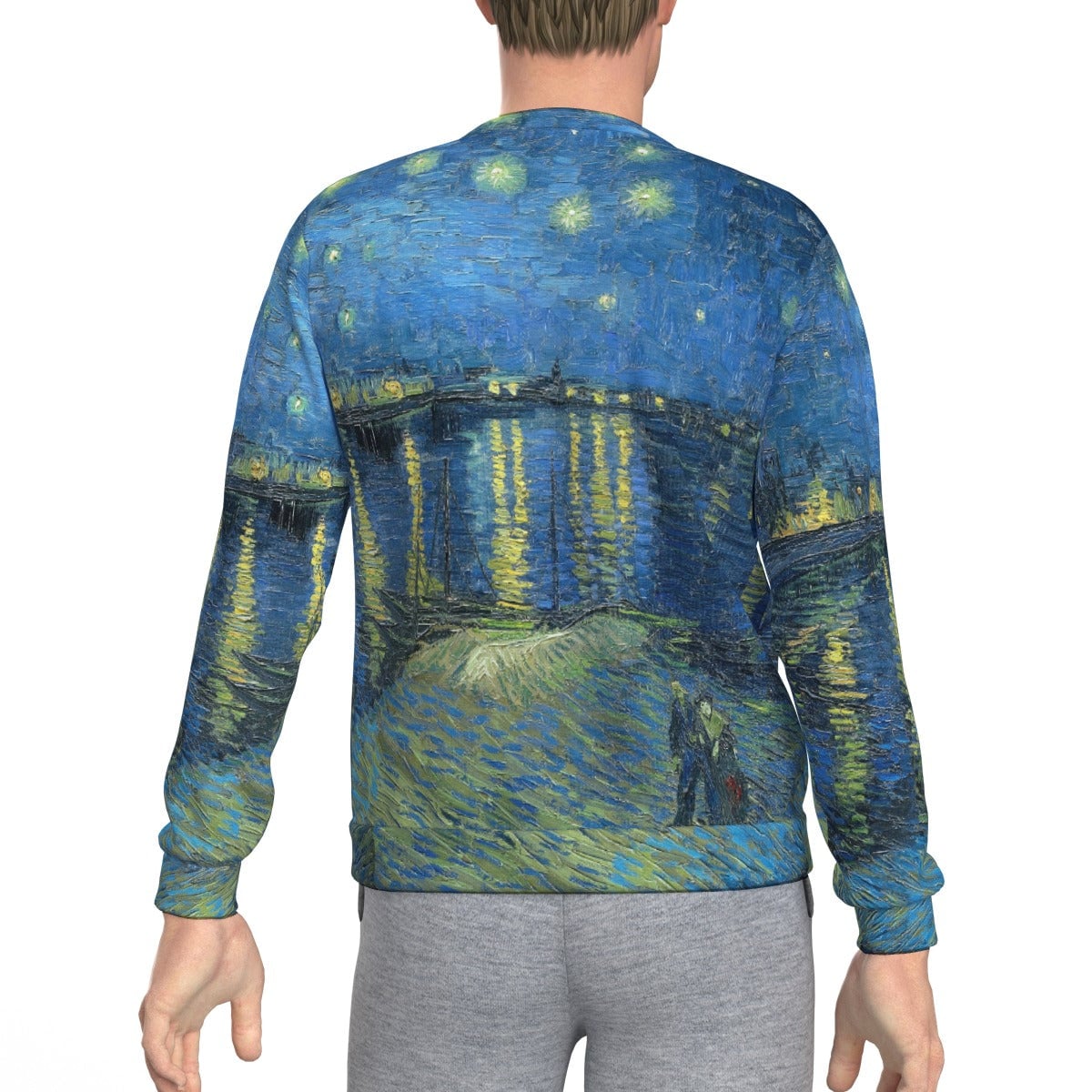 Starry Night Over the Rhone Van Gogh Sweatshirt