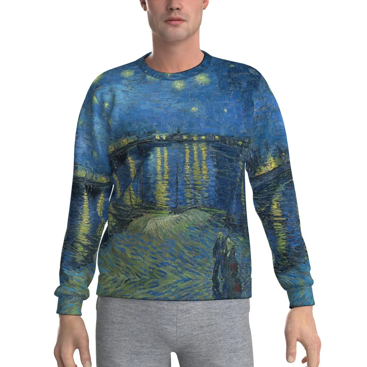 Starry Night Over the Rhone Van Gogh Sweatshirt