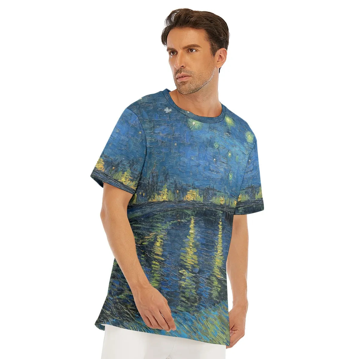 Starry Night Over the Rhone Van Gogh T-Shirt