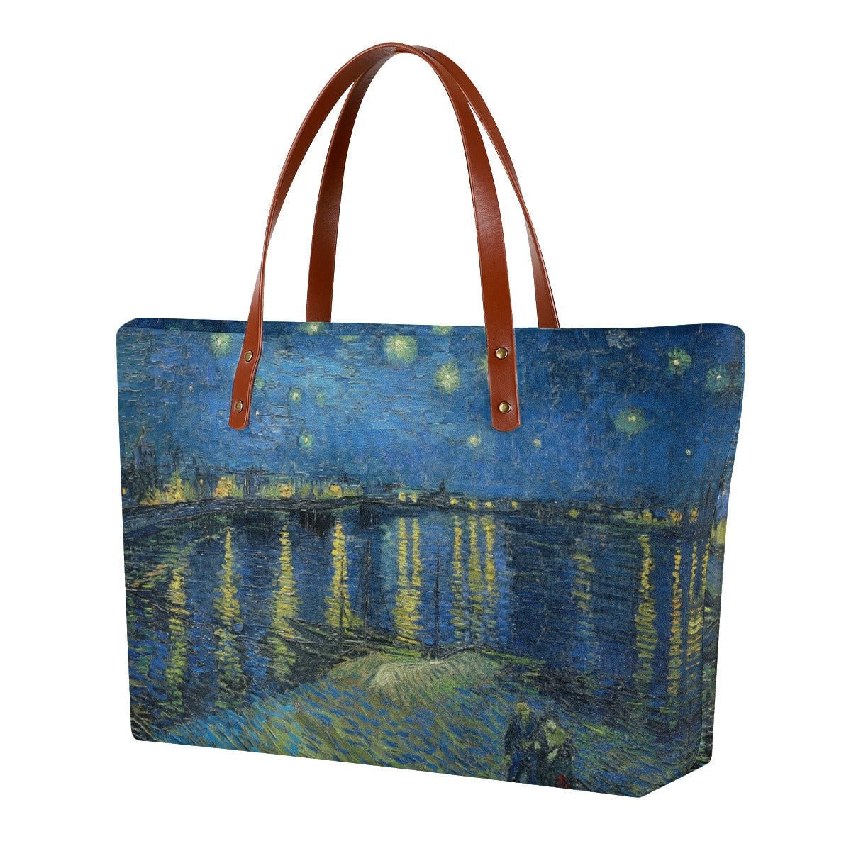 Starry Night Over the Rhone Van Gogh Tote Bag