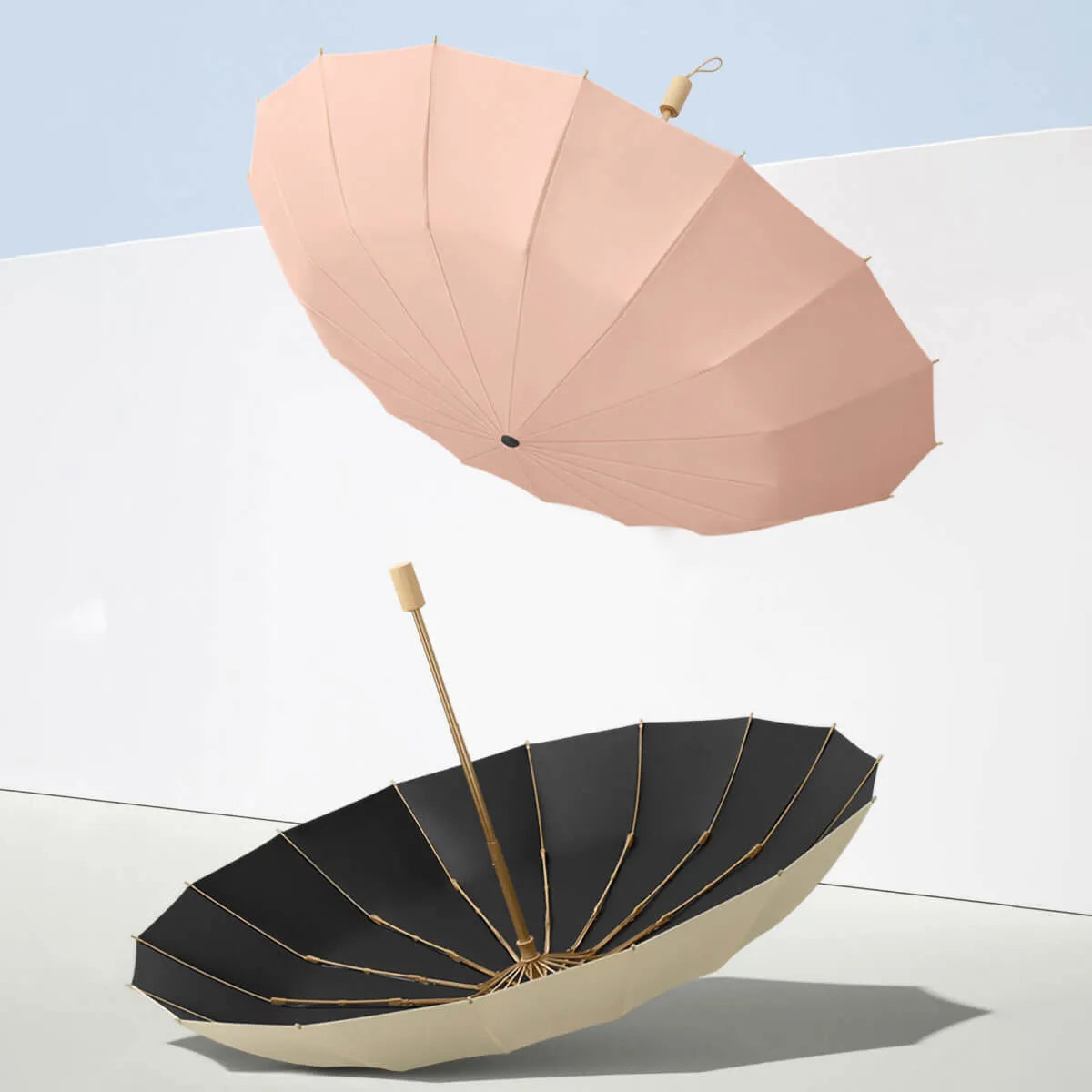 Stylish and Robust Pastel Colors Windproof Umbrella