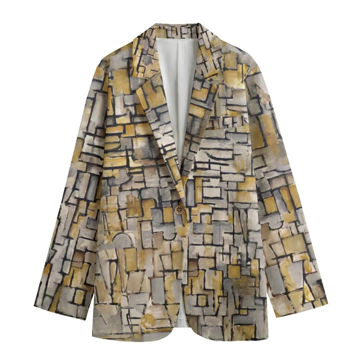 Tableau No 2 Piet Mondrian Women’s Blazer